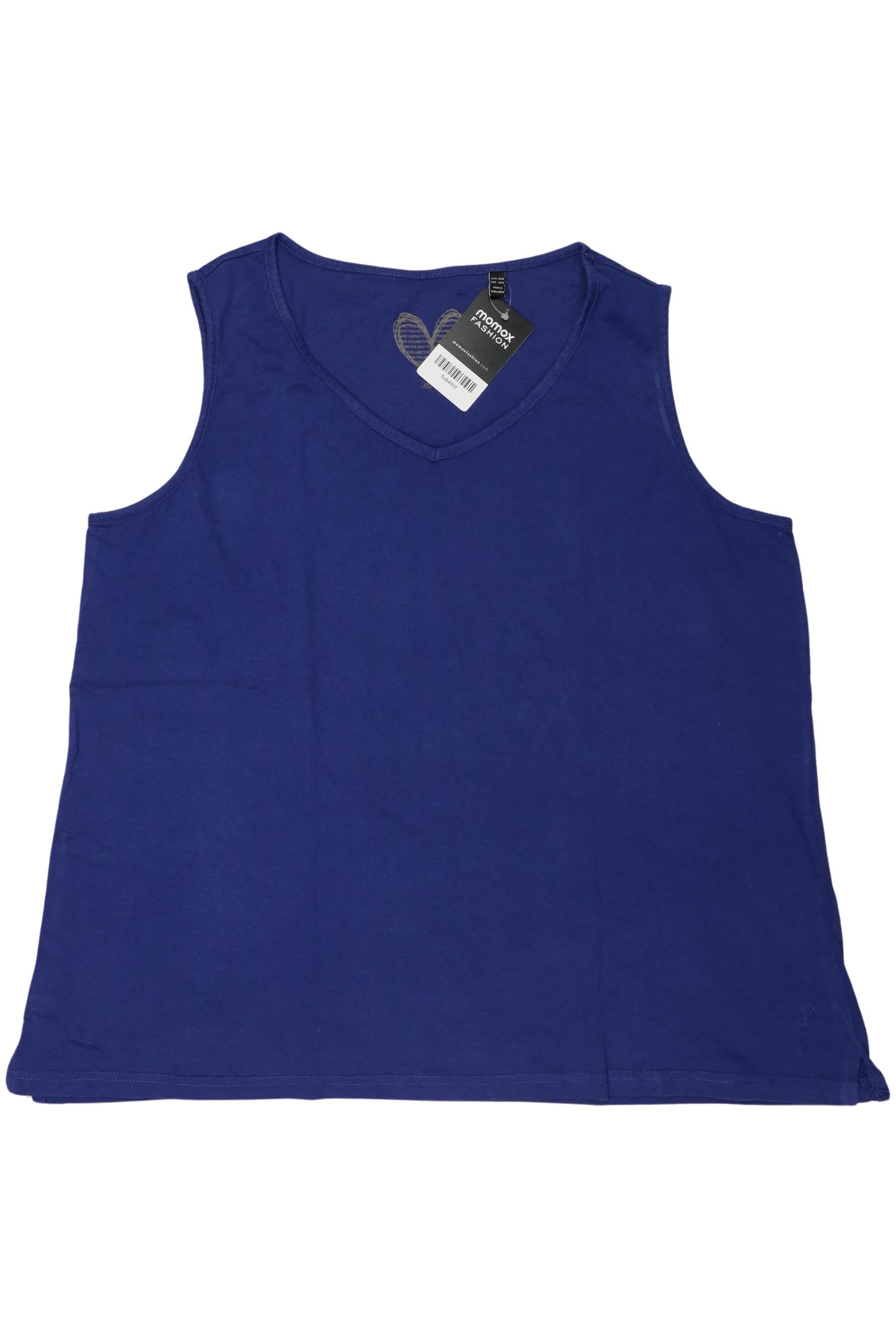 

Ulla Popken Damen Top, blau, Gr. 46