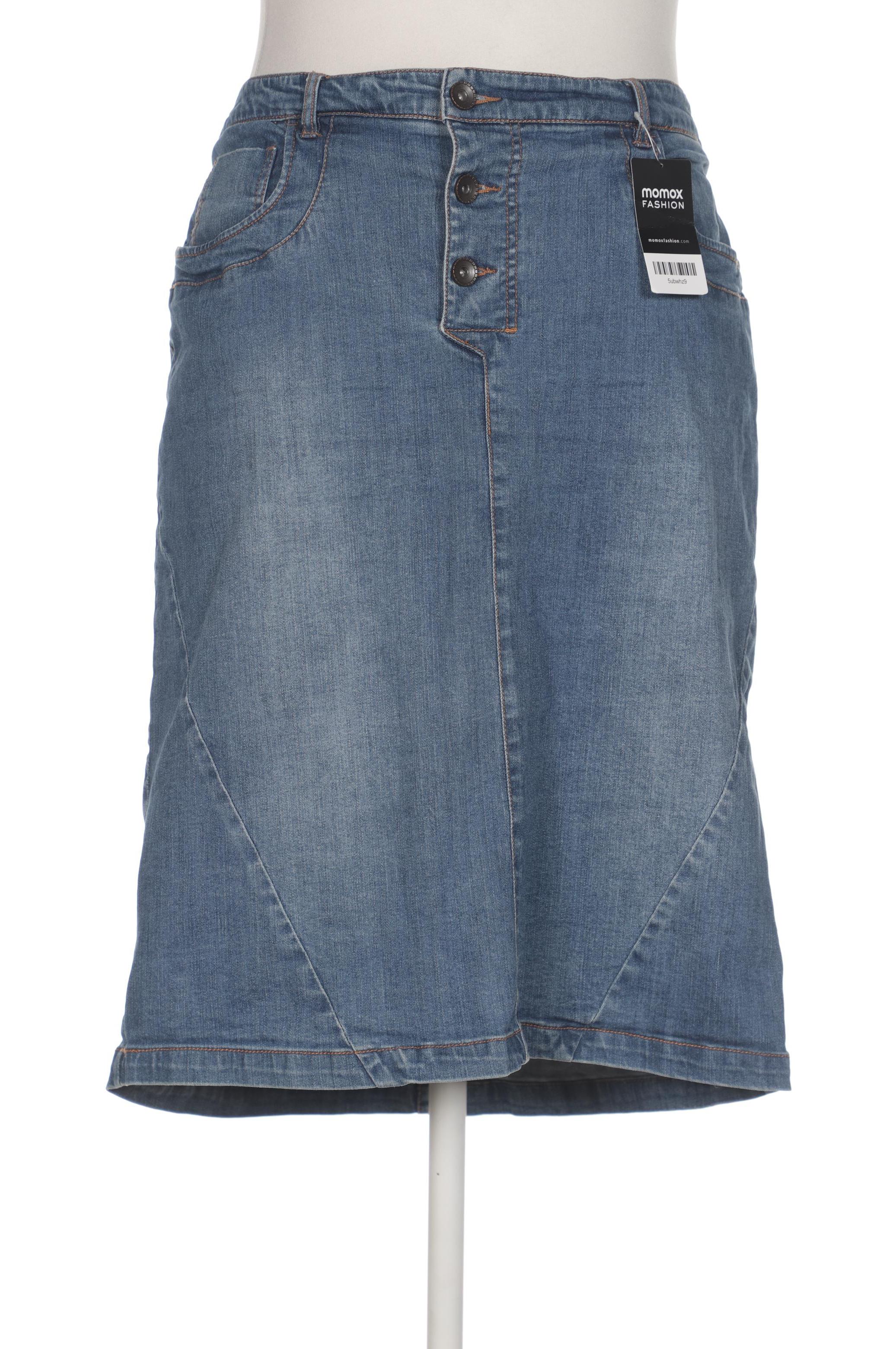 

Ulla Popken Damen Rock, blau, Gr. 44
