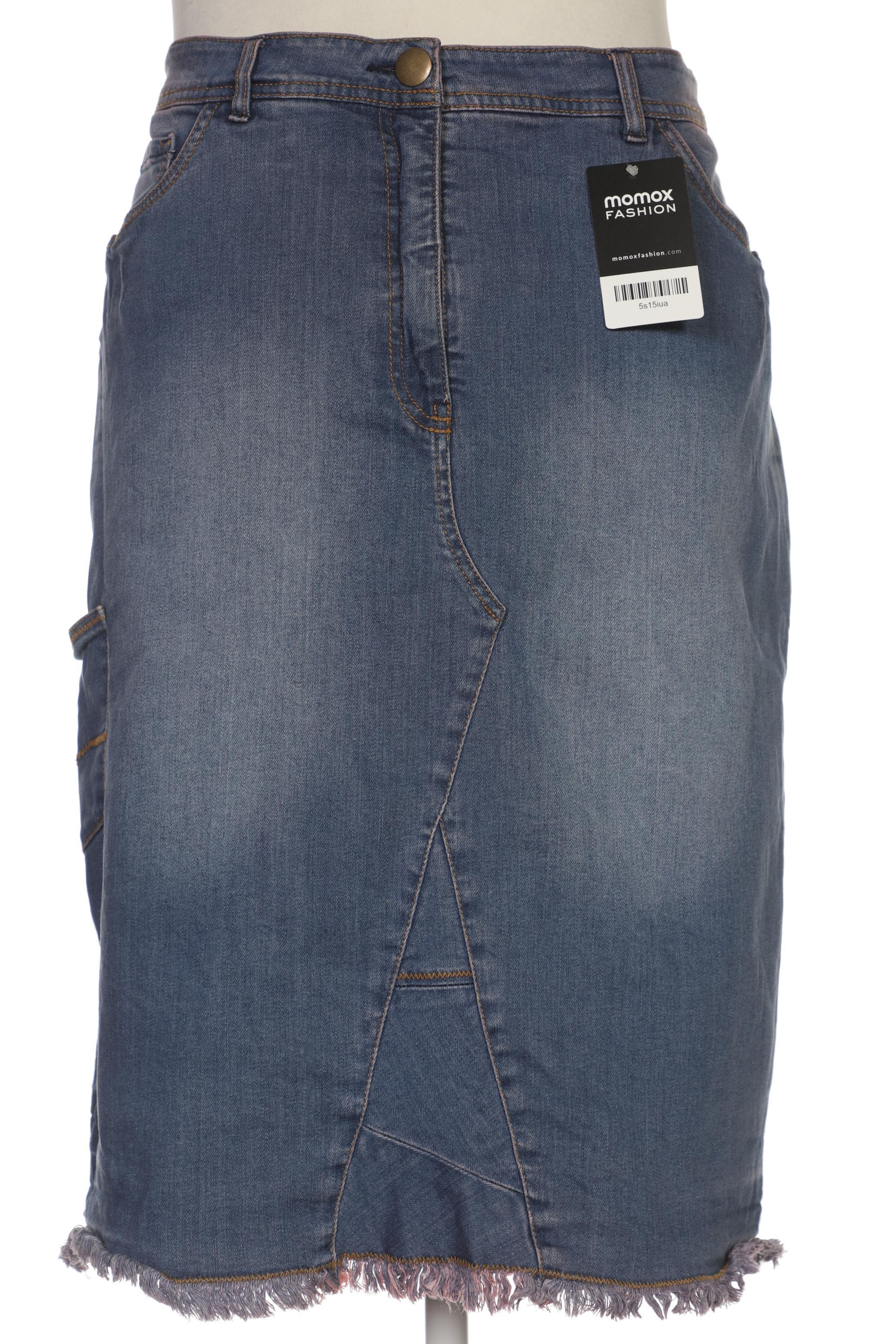 

Ulla Popken Damen Rock, blau, Gr. 46