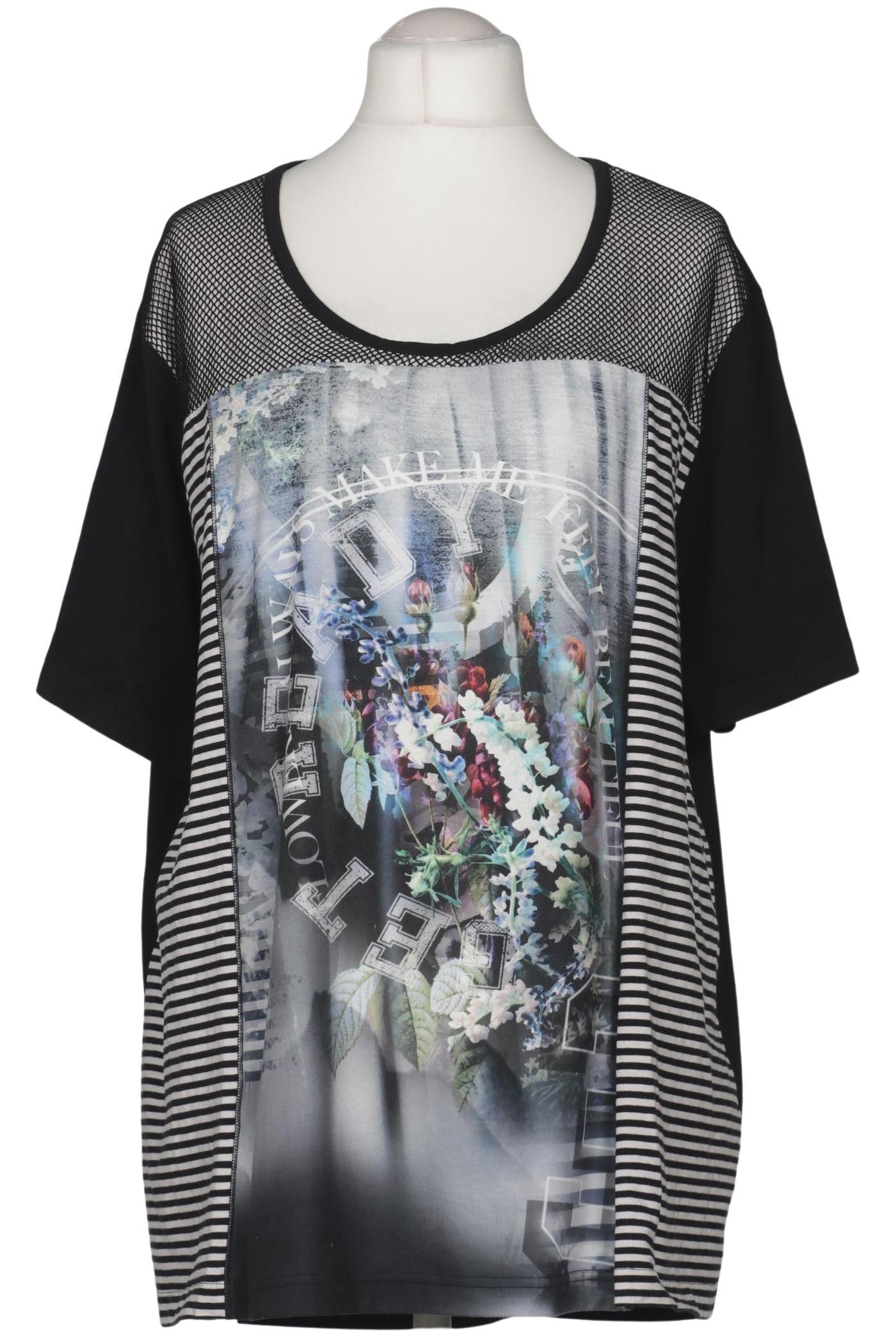 

Ulla Popken Damen T-Shirt, schwarz, Gr. 54