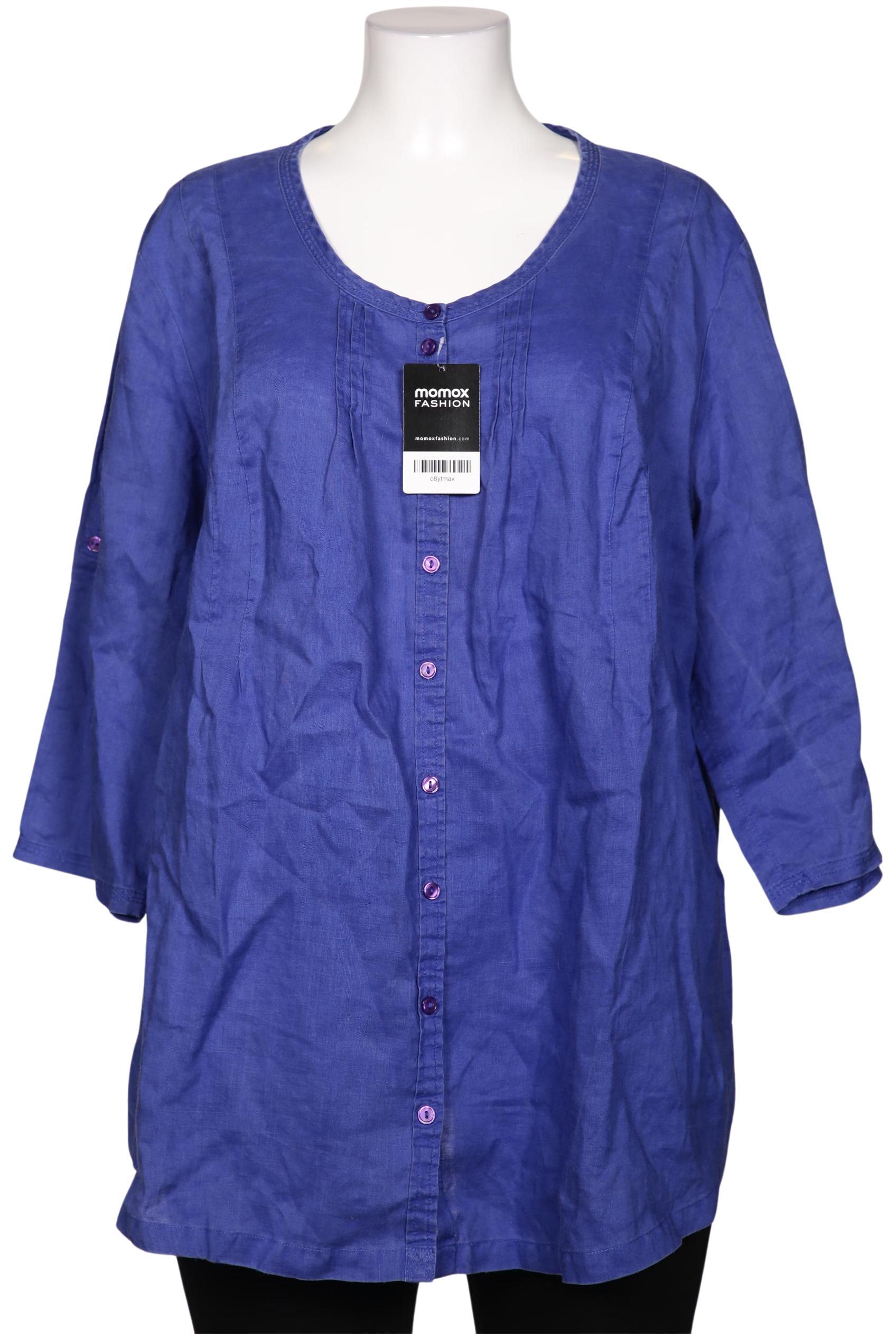 

Ulla Popken Damen Bluse, blau, Gr. 48