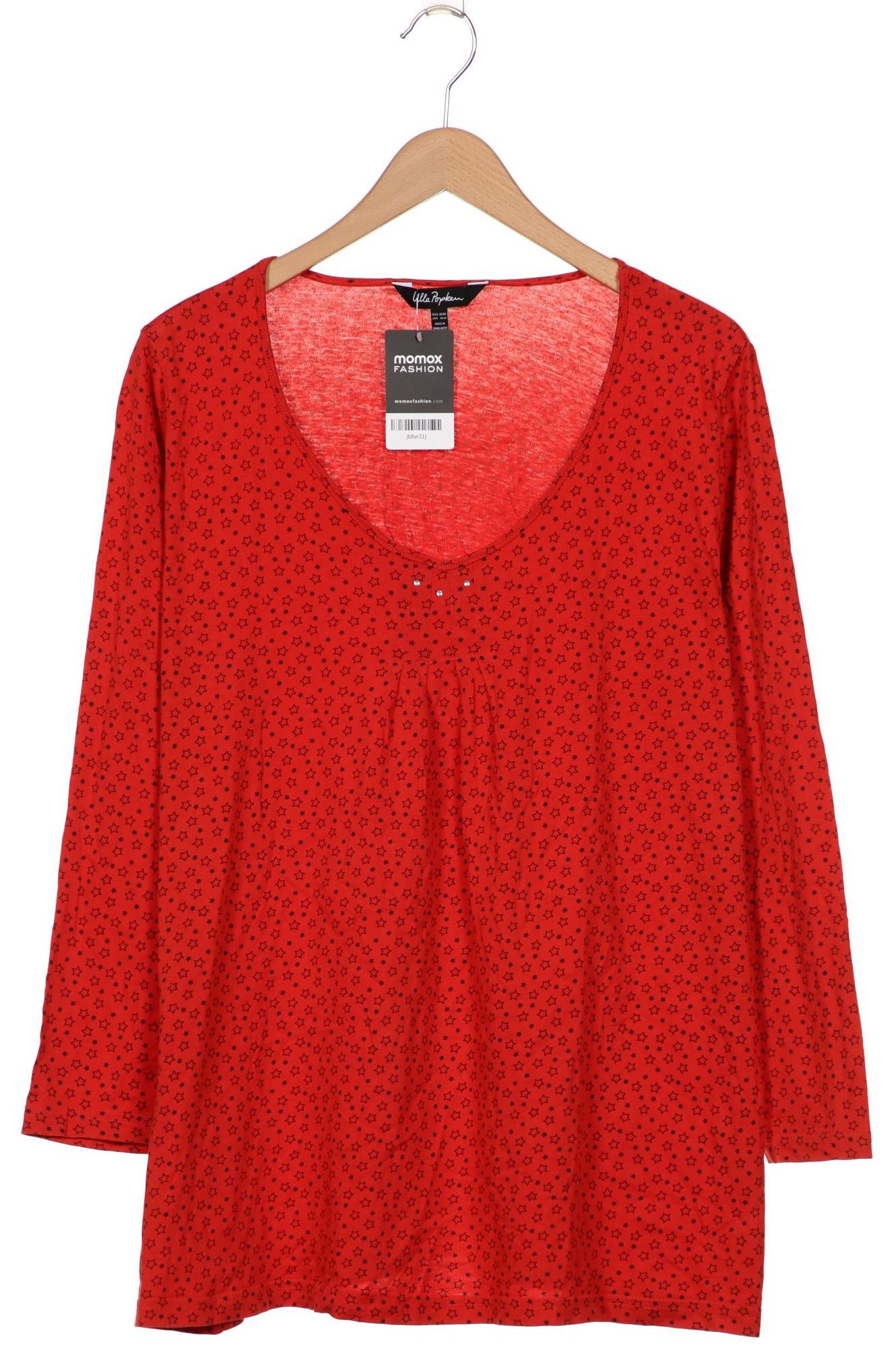 

Ulla Popken Damen Langarmshirt, rot