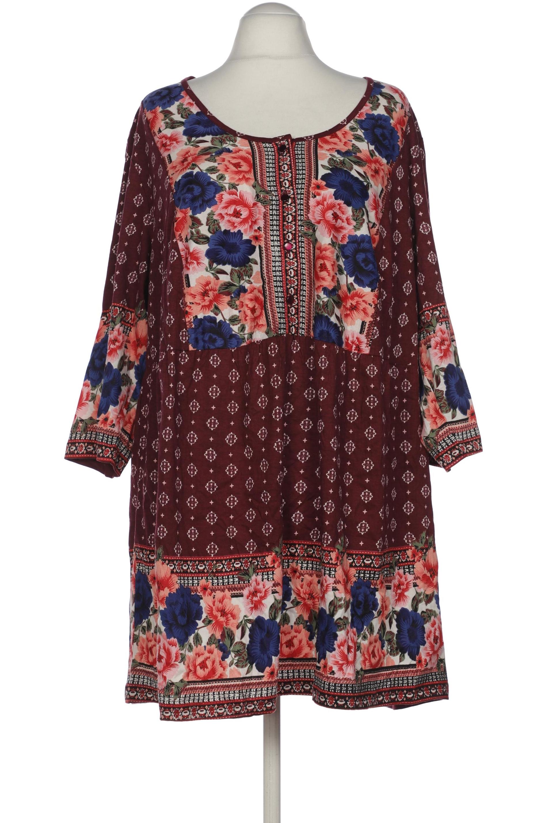 

Ulla Popken Damen Langarmshirt, bordeaux, Gr. 54