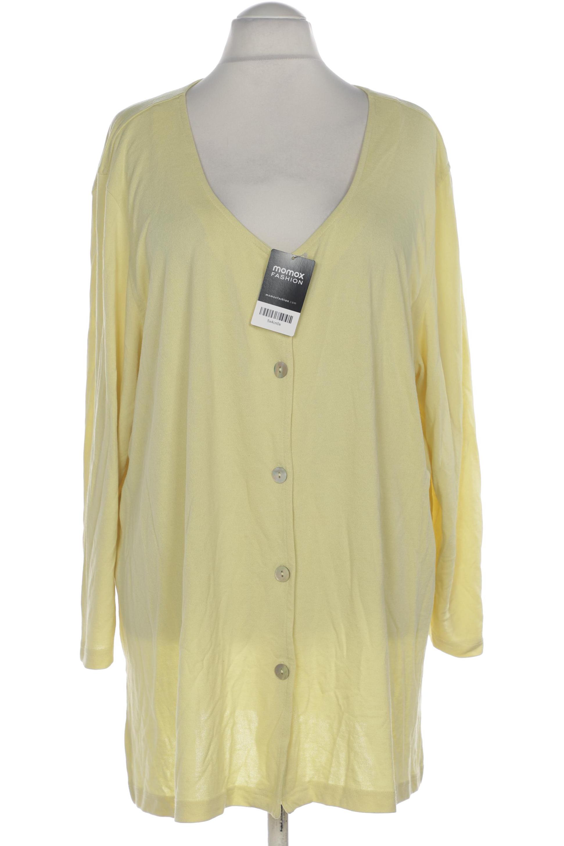 

Ulla Popken Damen Strickjacke, gelb, Gr. 54