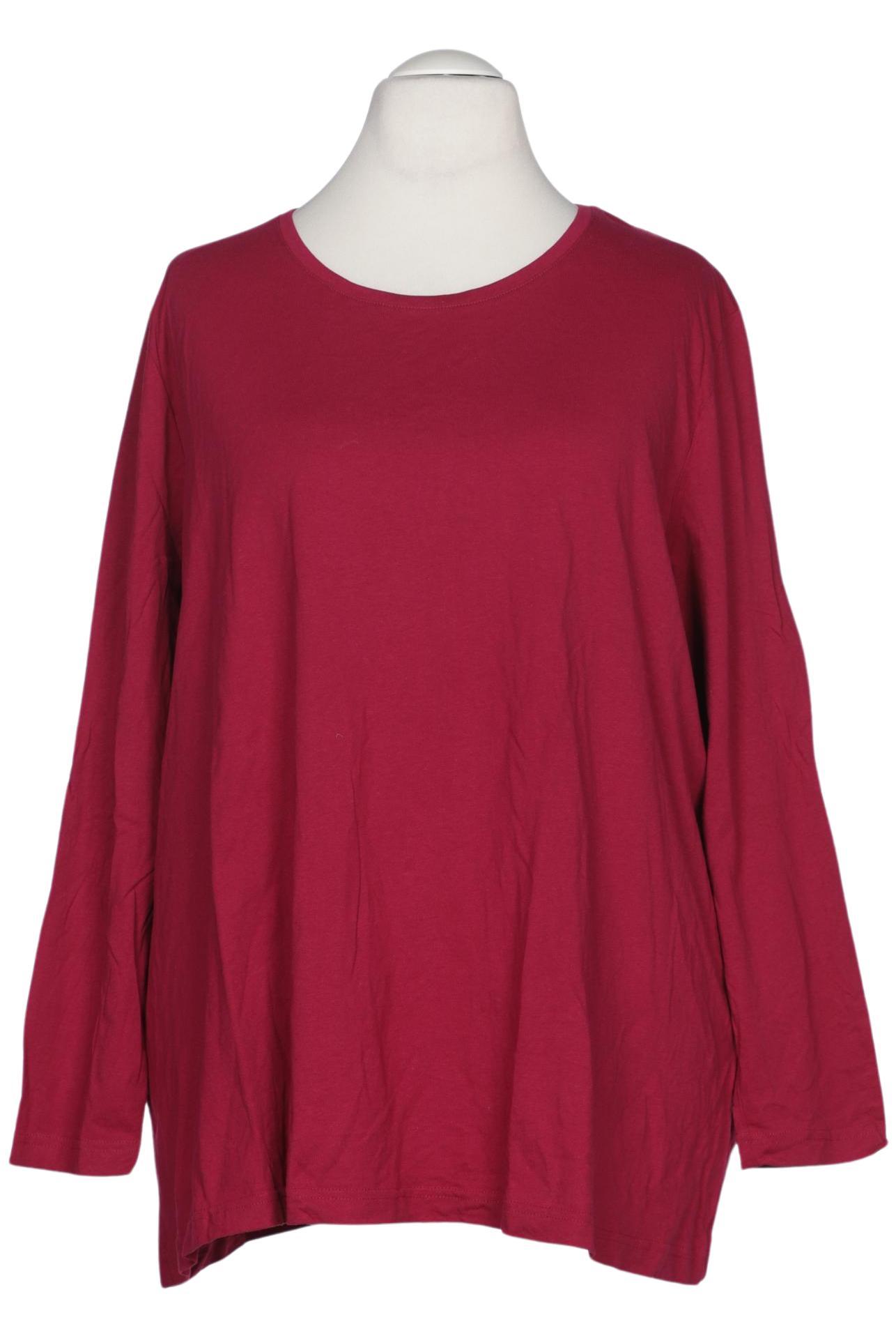 

Ulla Popken Damen Langarmshirt, rot, Gr. 58