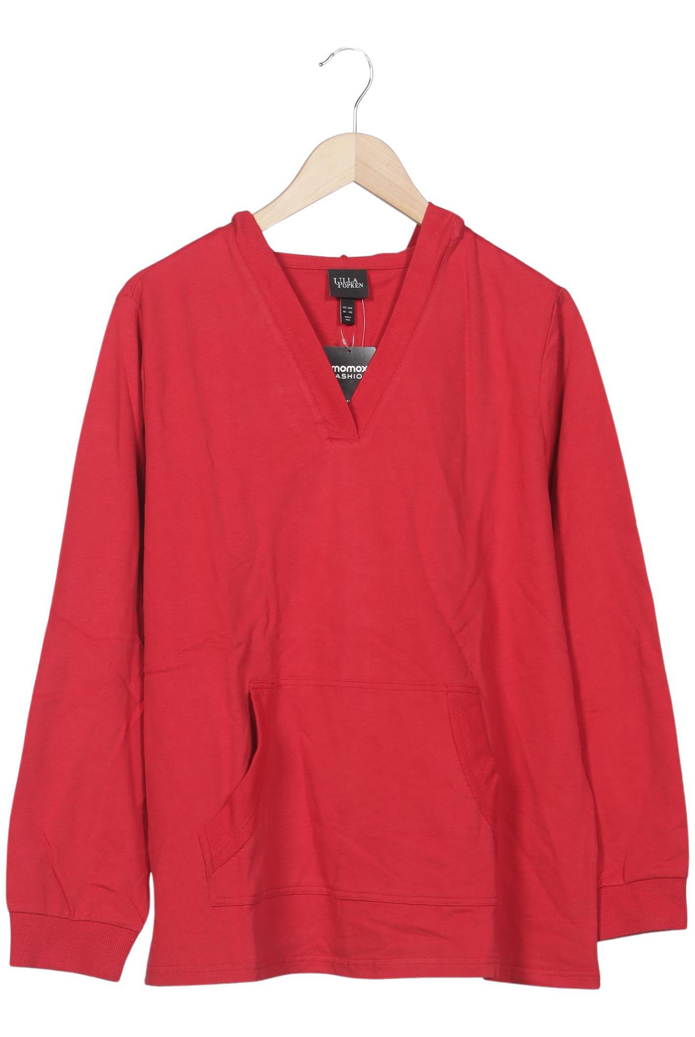 

Ulla Popken Damen Kapuzenpullover, rot, Gr. 46