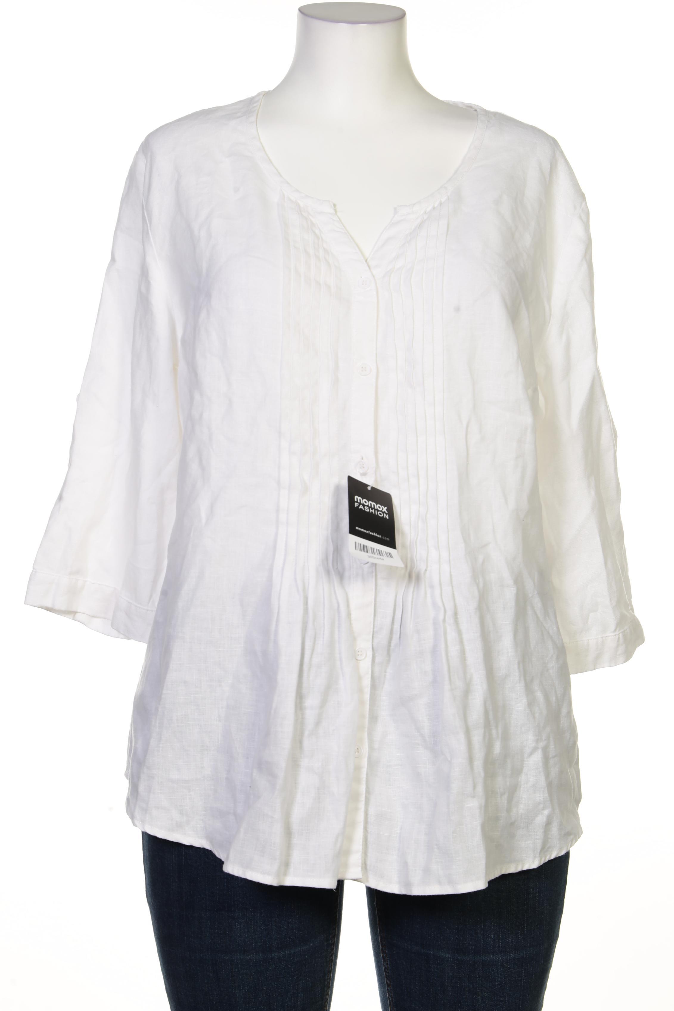 

Ulla Popken Damen Bluse, weiß, Gr. 48