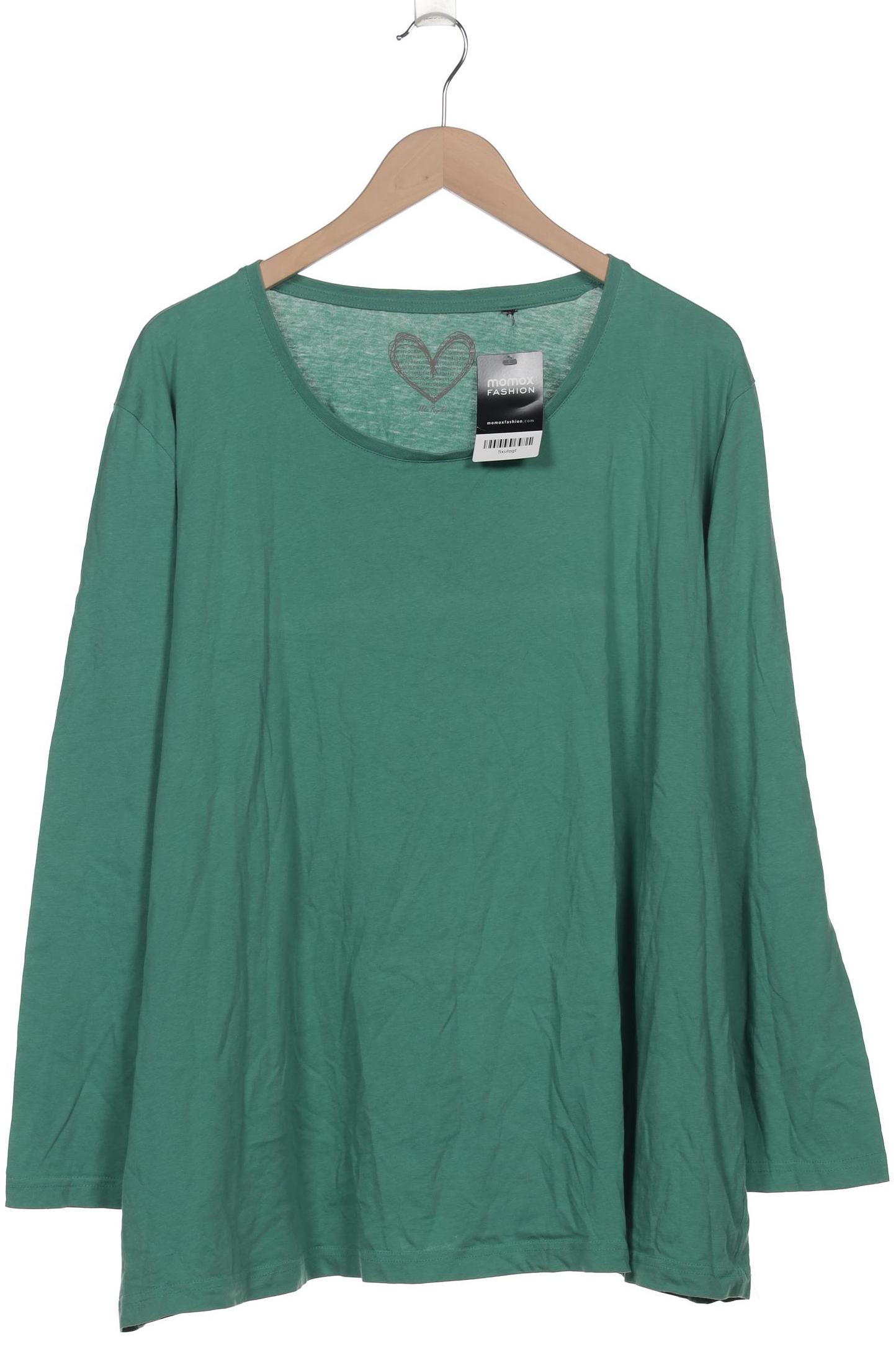 

Ulla Popken Damen Langarmshirt, grün, Gr. 52