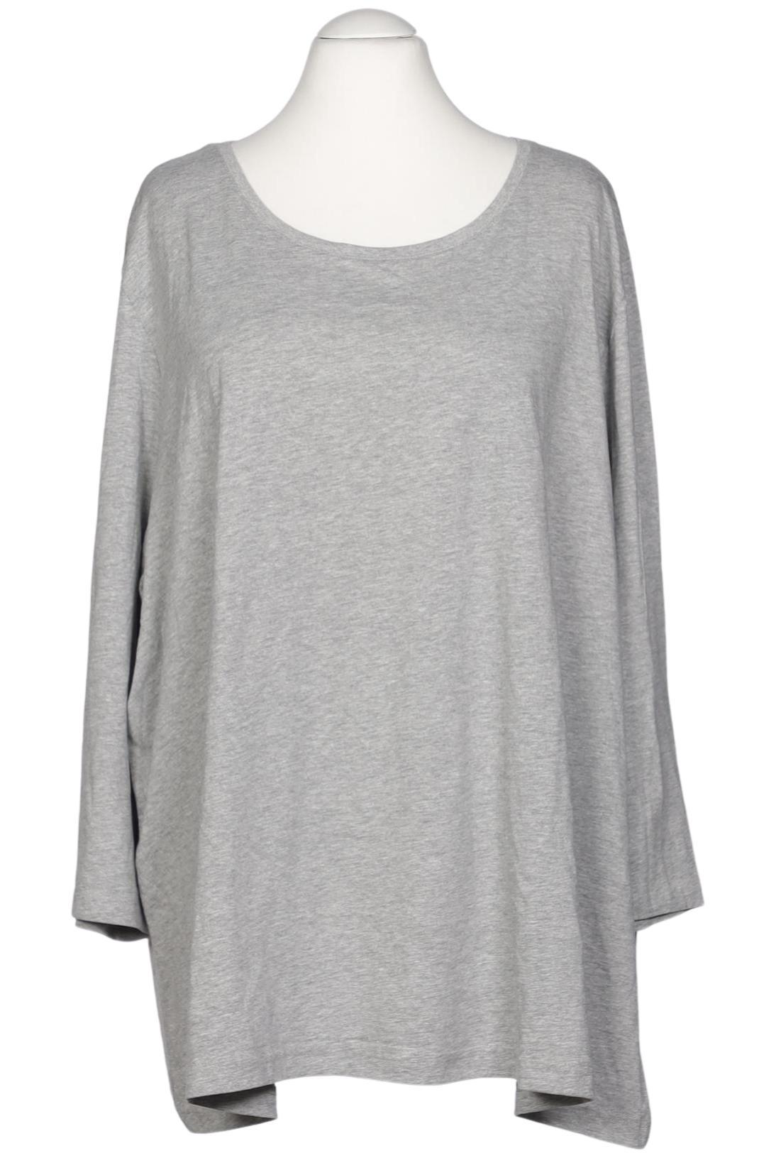 

Ulla Popken Damen Langarmshirt, grau, Gr. 58