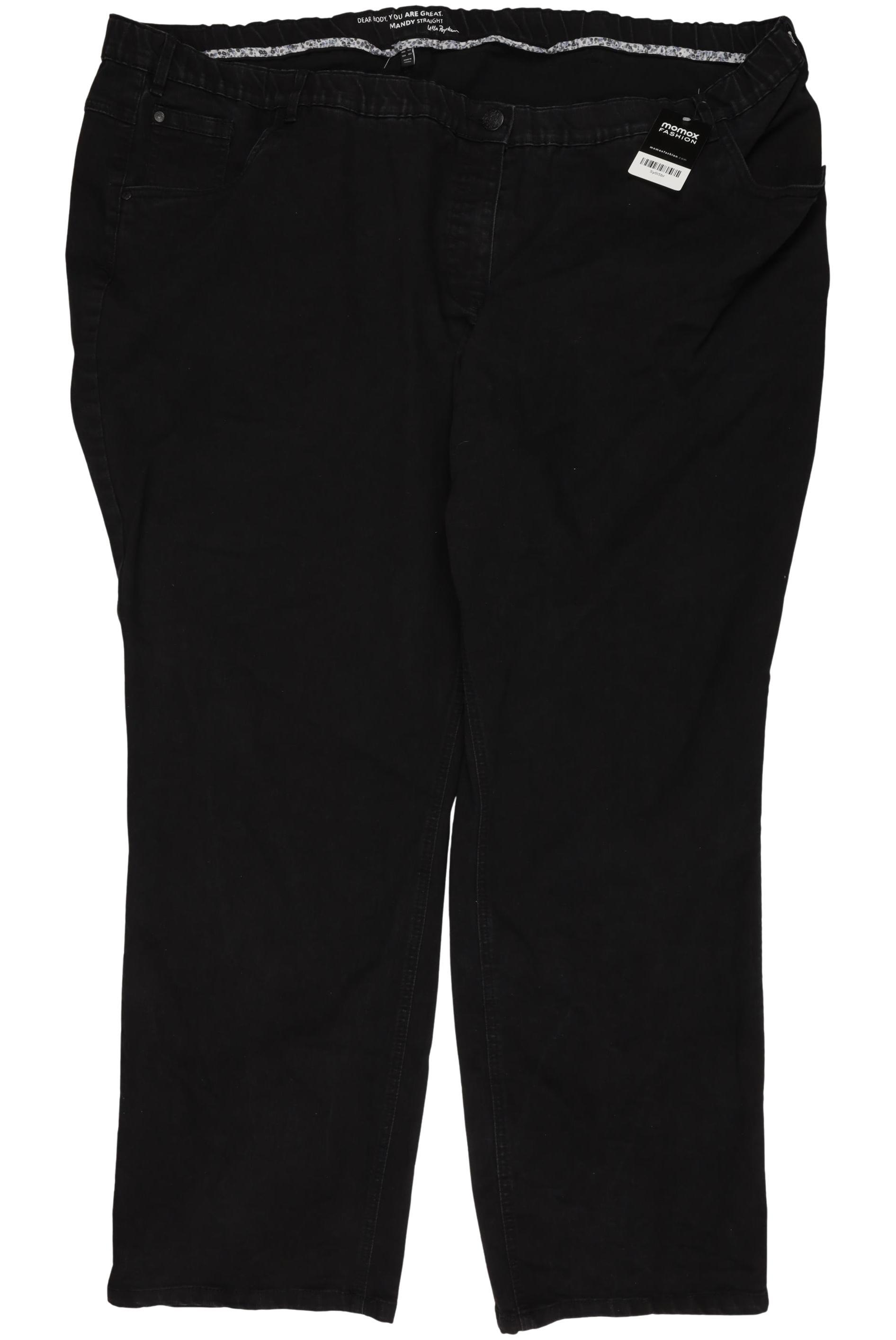 

Ulla Popken Damen Jeans, schwarz, Gr. 120
