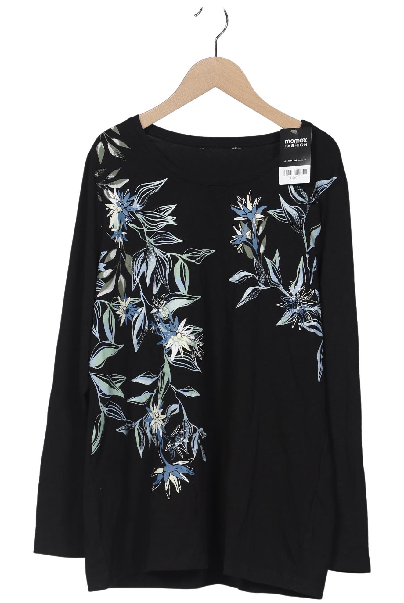 

Ulla Popken Damen Langarmshirt, schwarz, Gr. 44