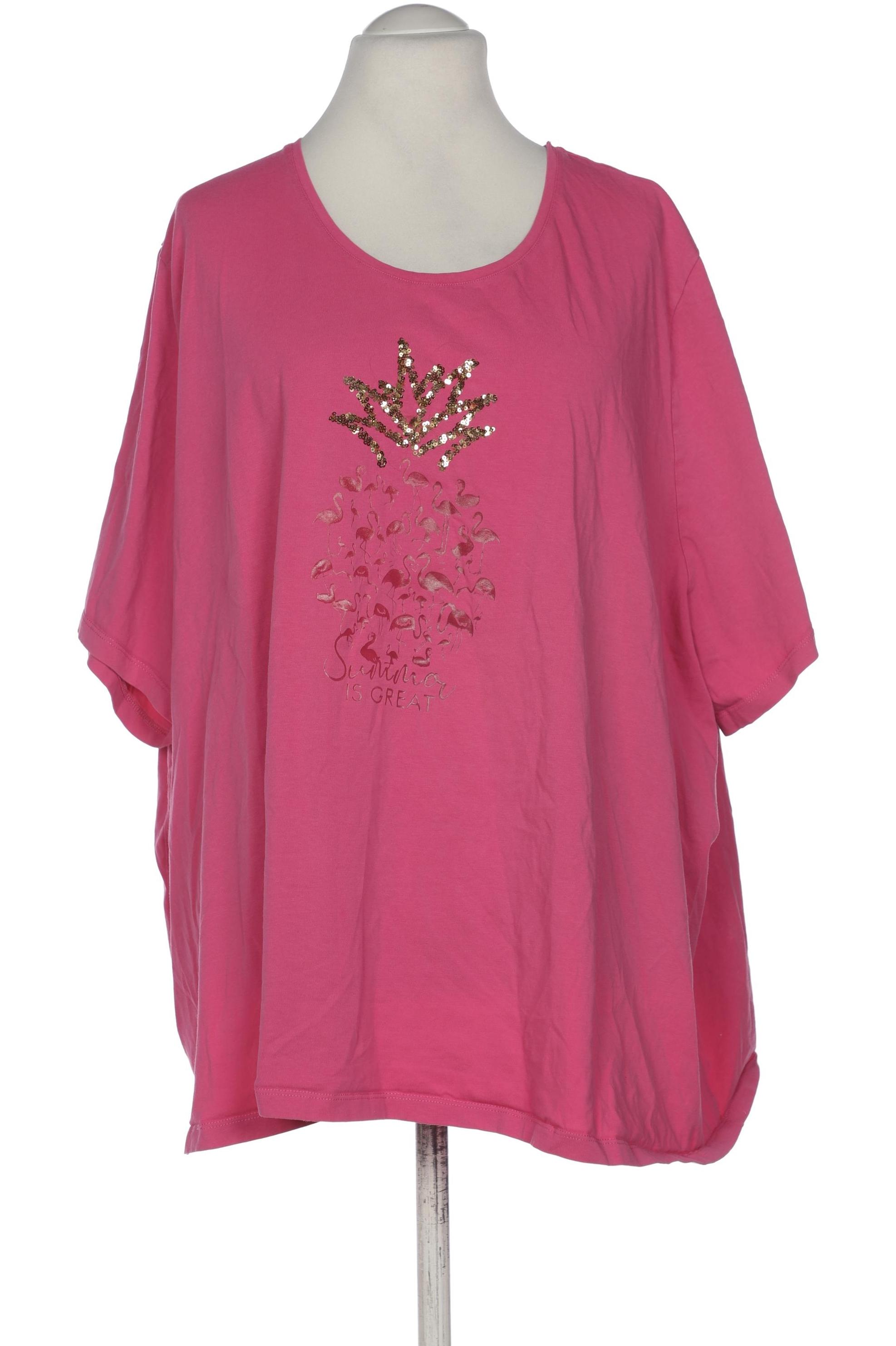 

Ulla Popken Damen T-Shirt, pink, Gr. 66