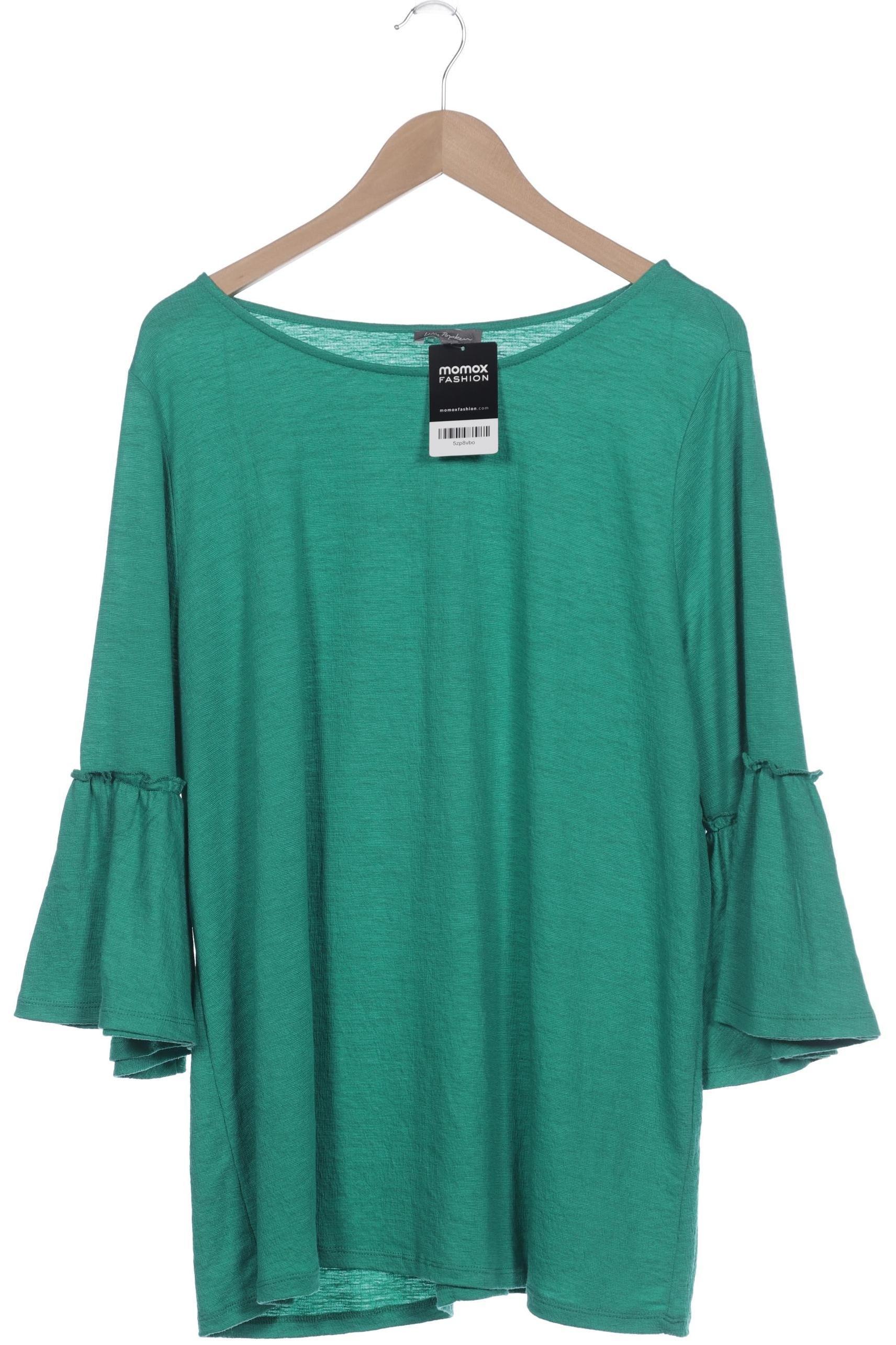 

Ulla Popken Damen Langarmshirt, grün, Gr. 46
