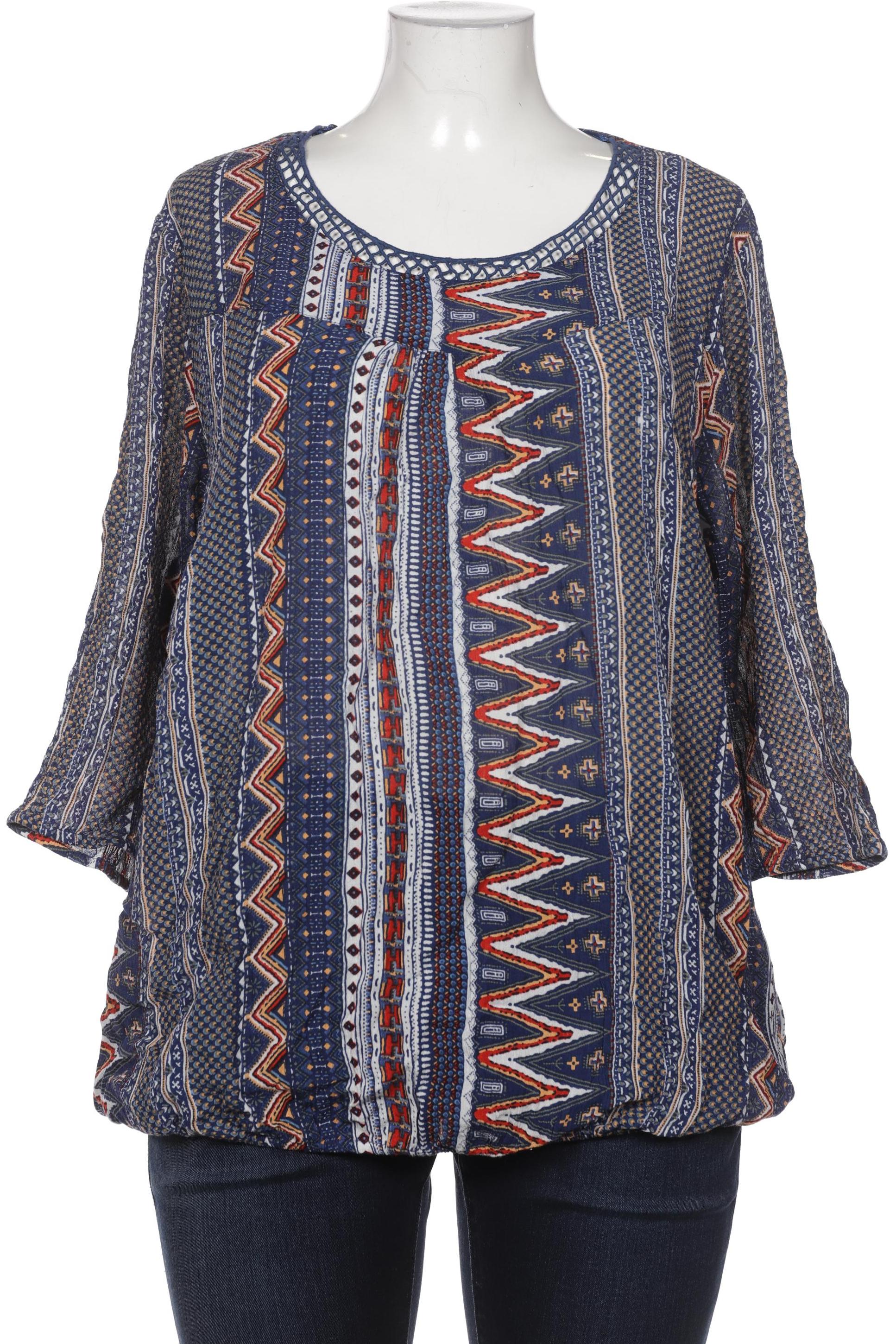 

Ulla Popken Damen Bluse, blau, Gr. 46