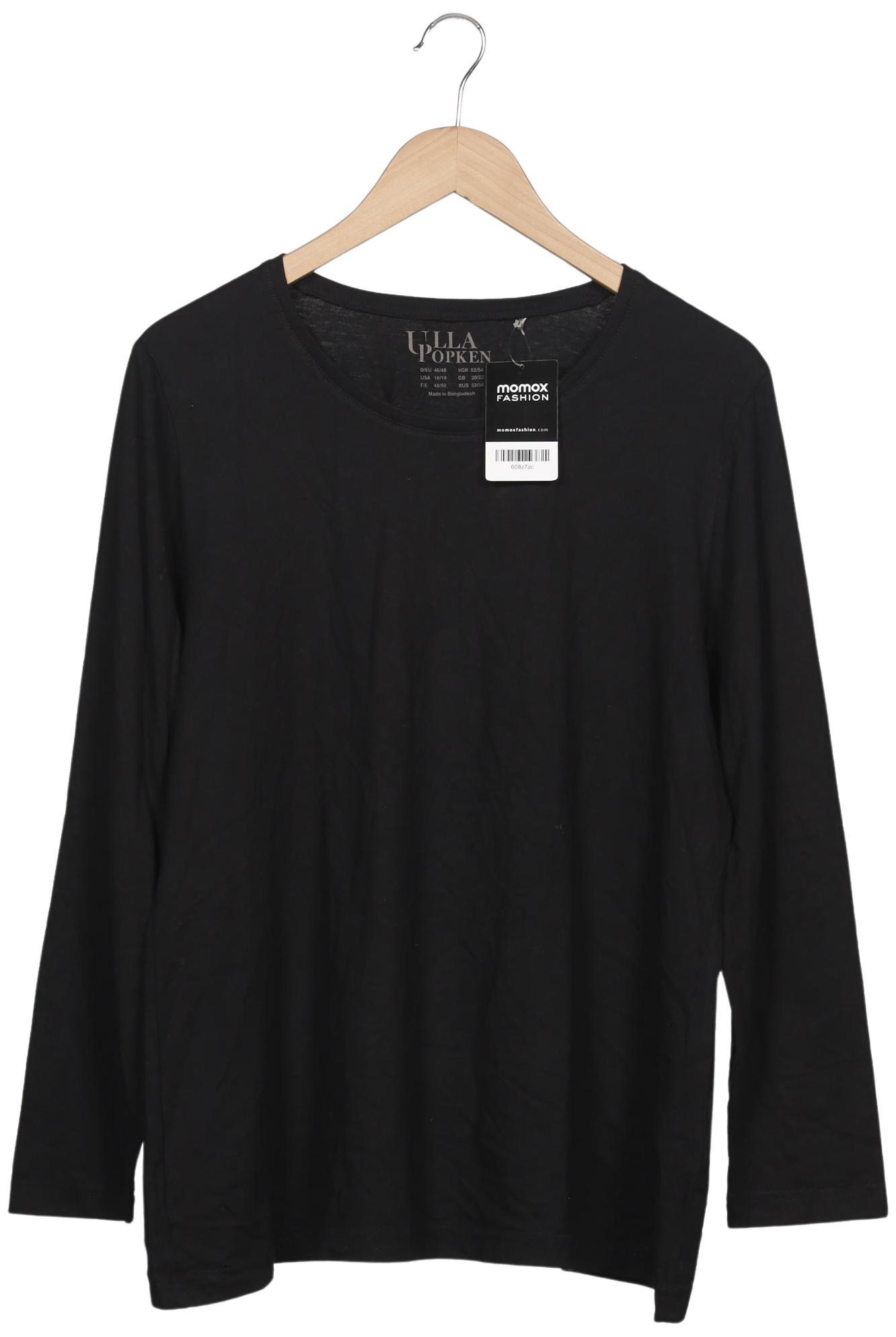 

Ulla Popken Damen Langarmshirt, schwarz, Gr. 46