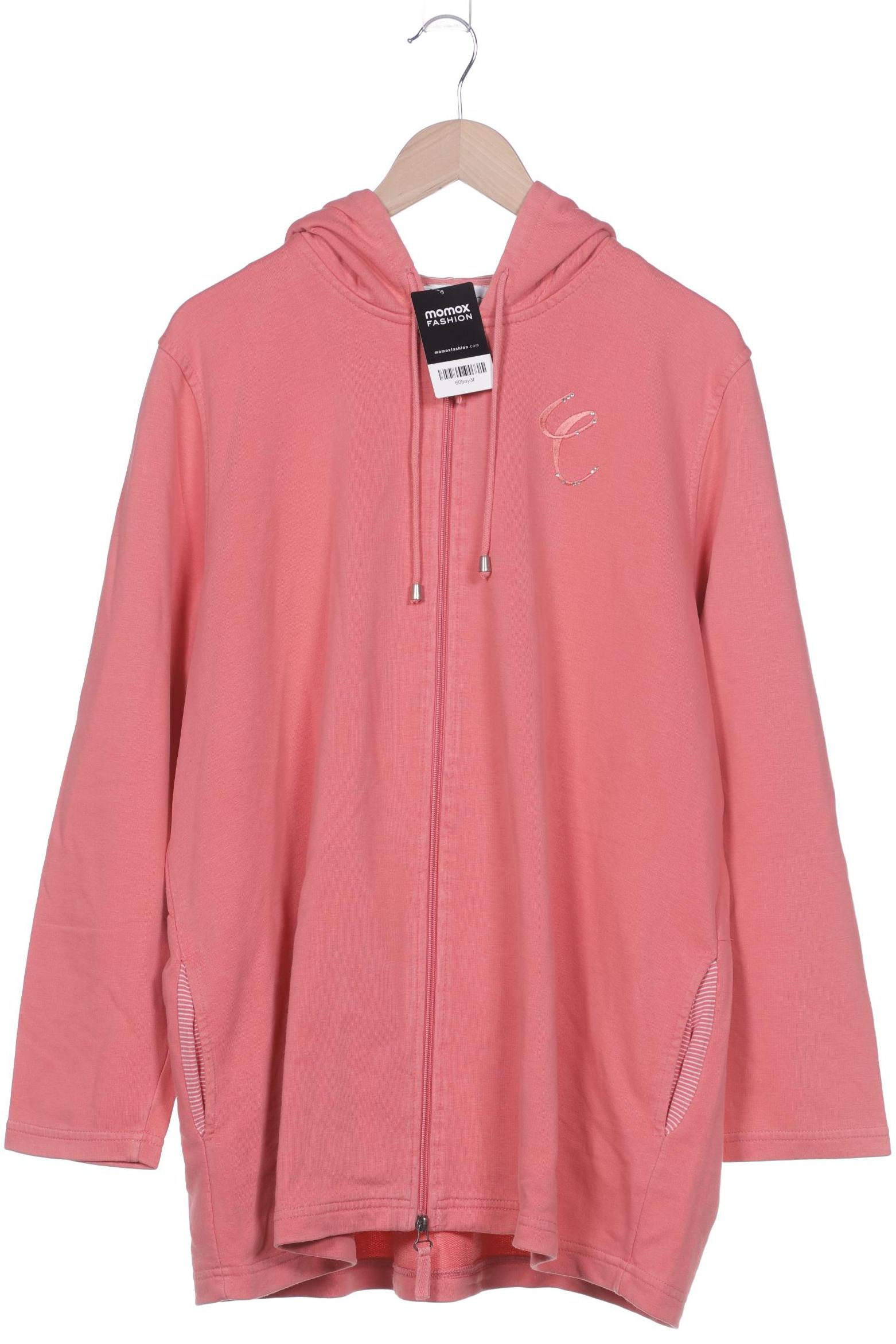 

Ulla Popken Damen Kapuzenpullover, pink, Gr. 50