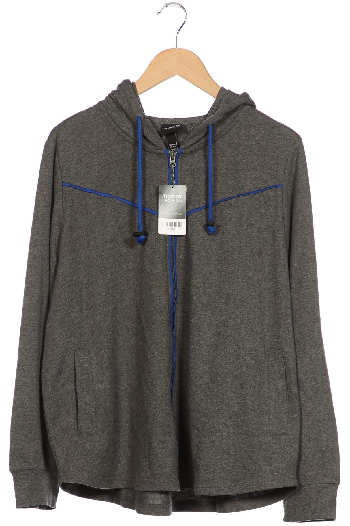 

Ulla Popken Damen Kapuzenpullover, grau, Gr. 46