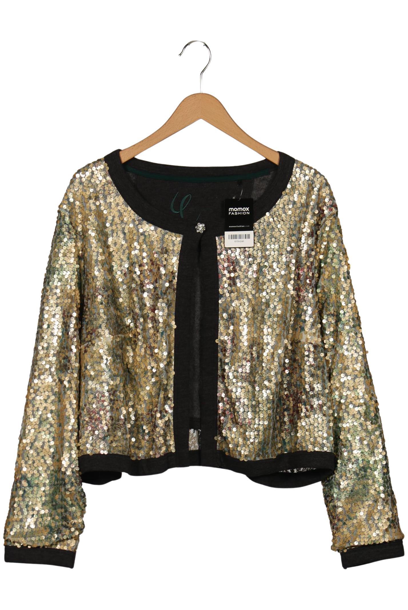 

Ulla Popken Damen Strickjacke, gelb, Gr. 54