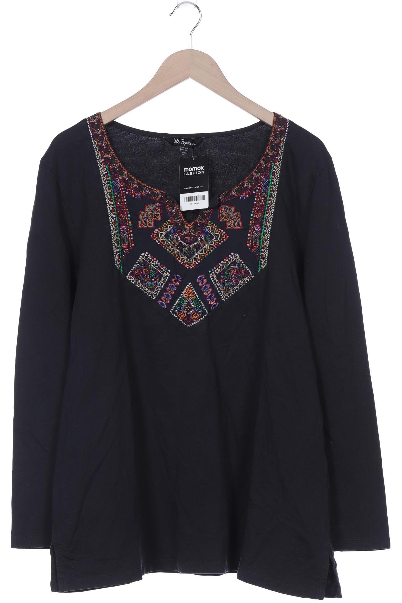 

Ulla Popken Damen Langarmshirt, marineblau, Gr. 46