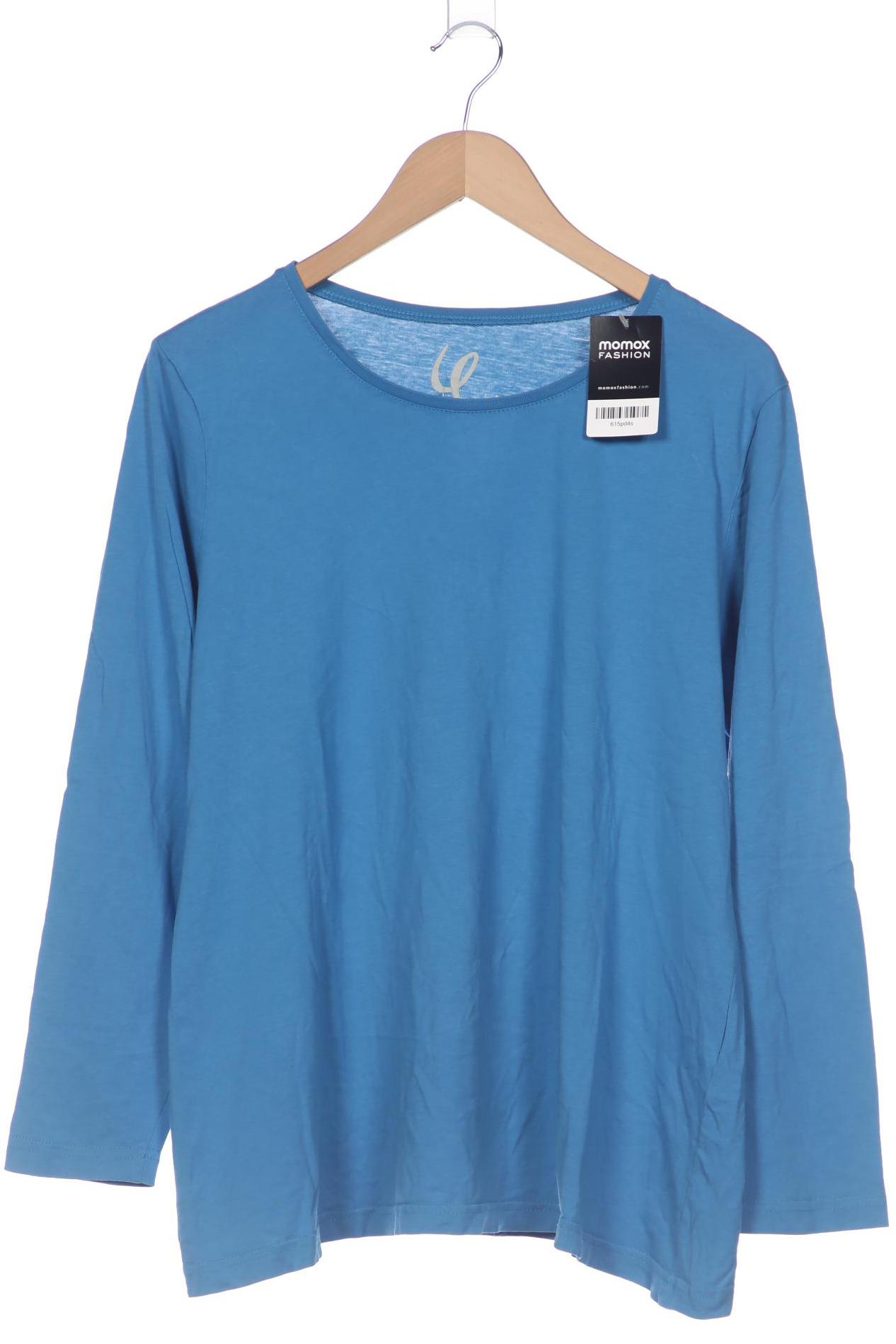 

Ulla Popken Damen Langarmshirt, blau, Gr. 46