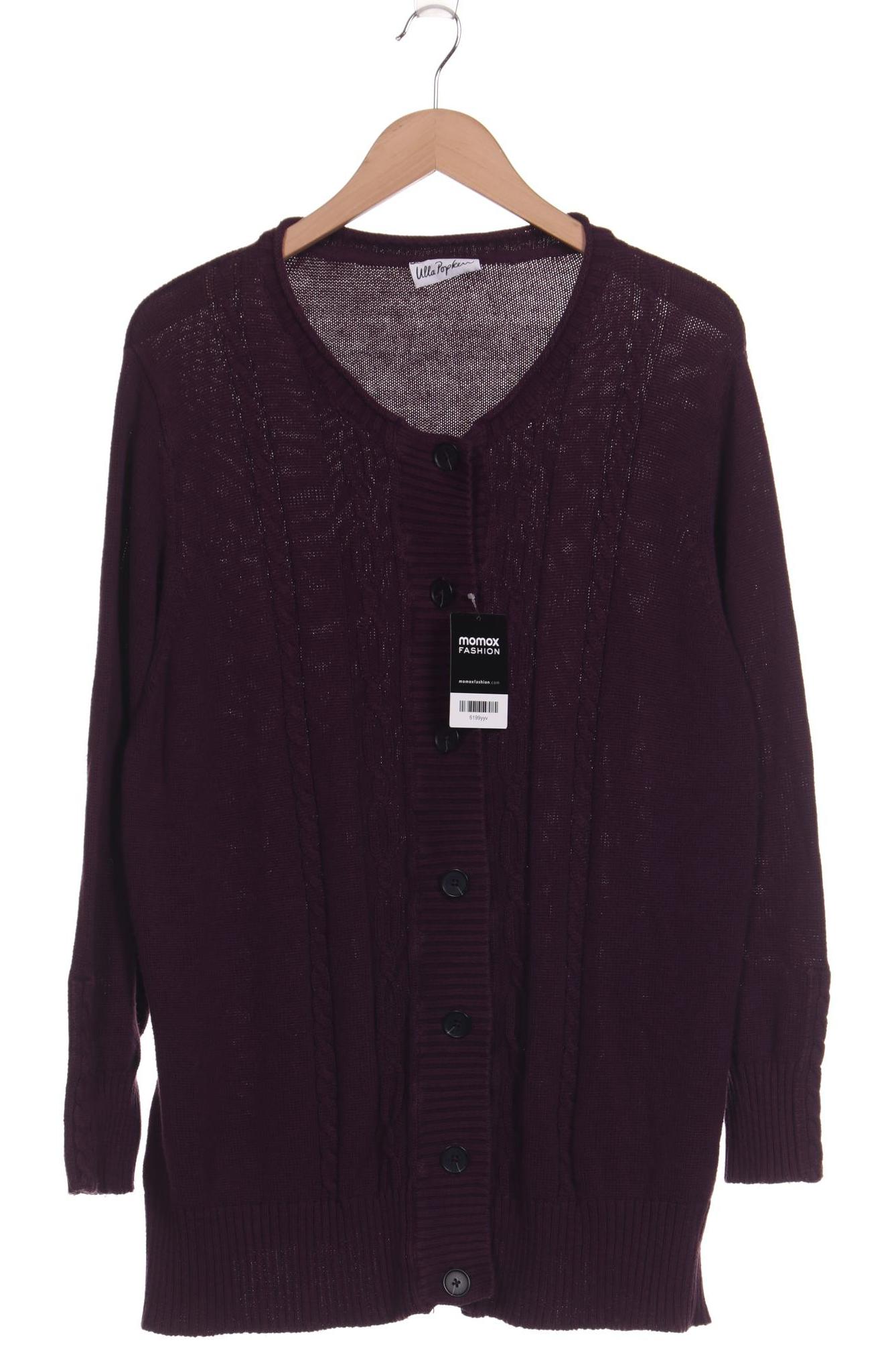 

Ulla Popken Damen Strickjacke, bordeaux, Gr. 50
