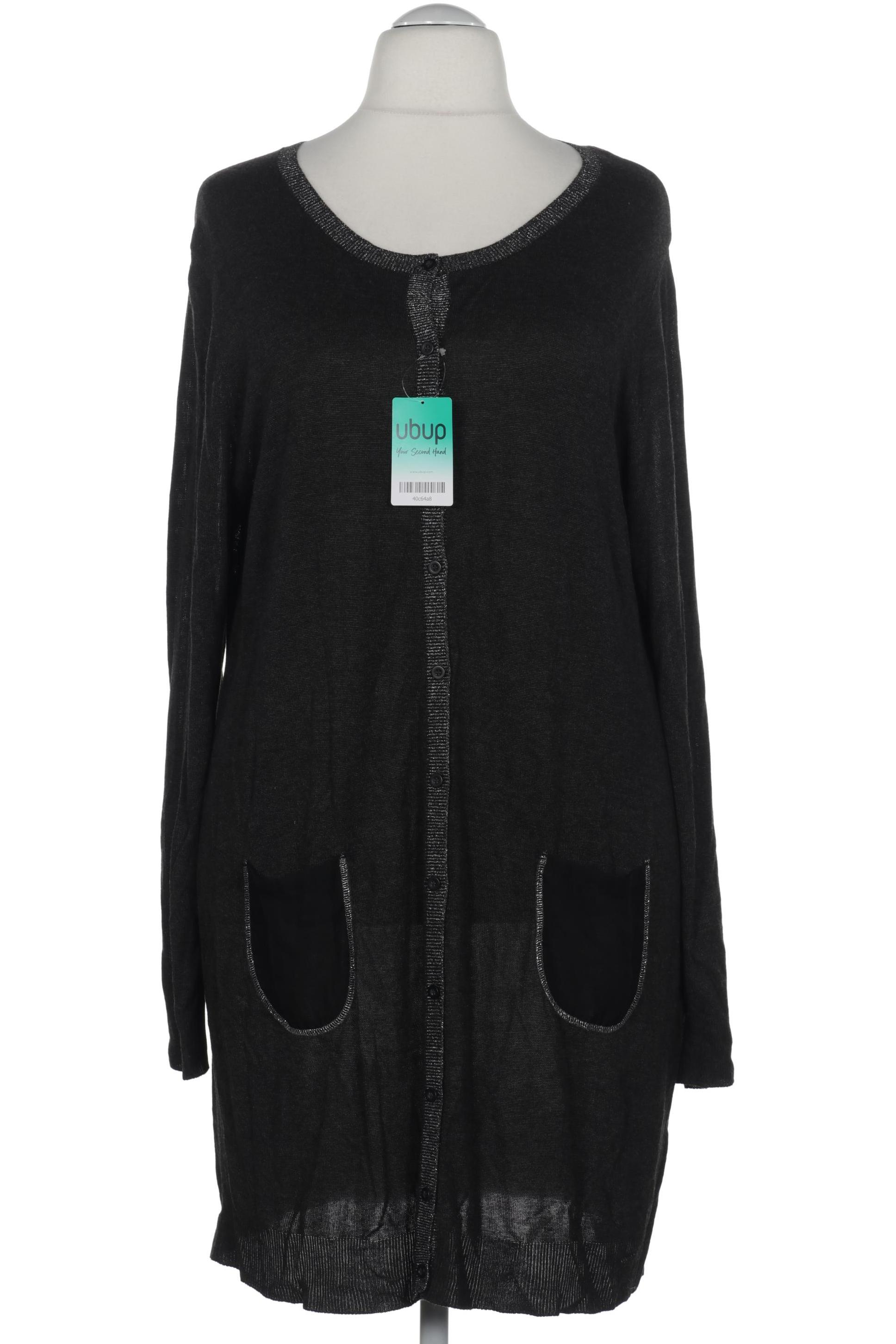 

Ulla Popken Damen Strickjacke, grau, Gr. 46