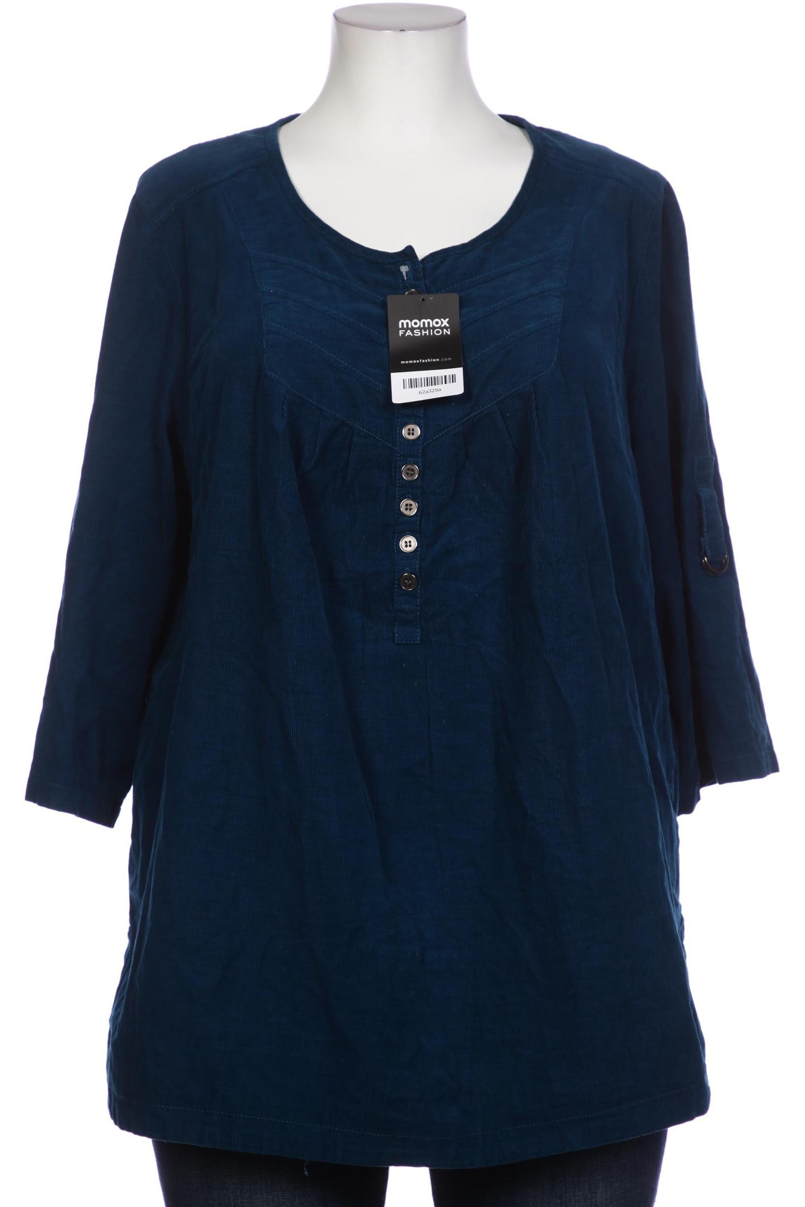 

Ulla Popken Damen Bluse, blau, Gr. 46