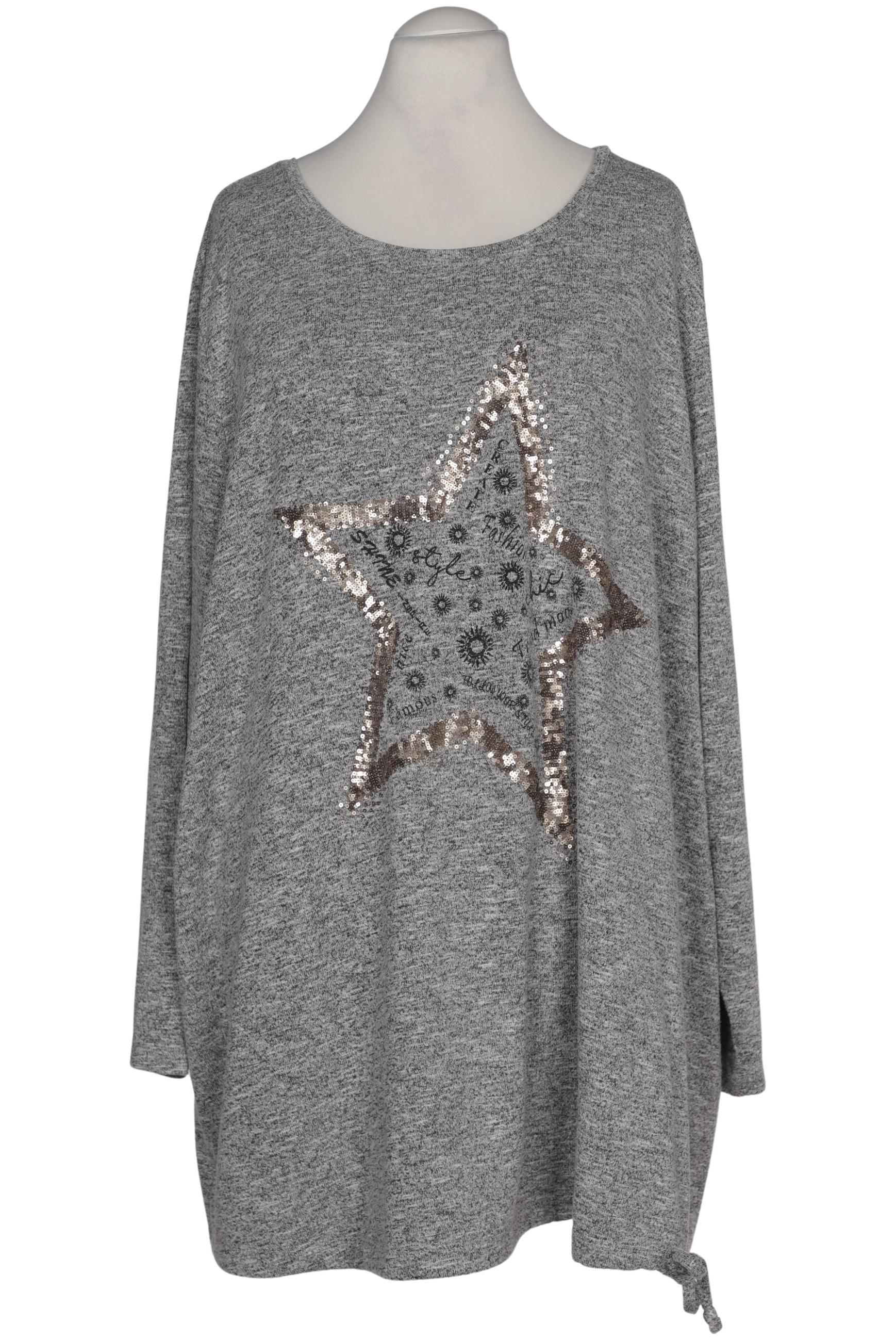 

Ulla Popken Damen Pullover, grau, Gr. 52