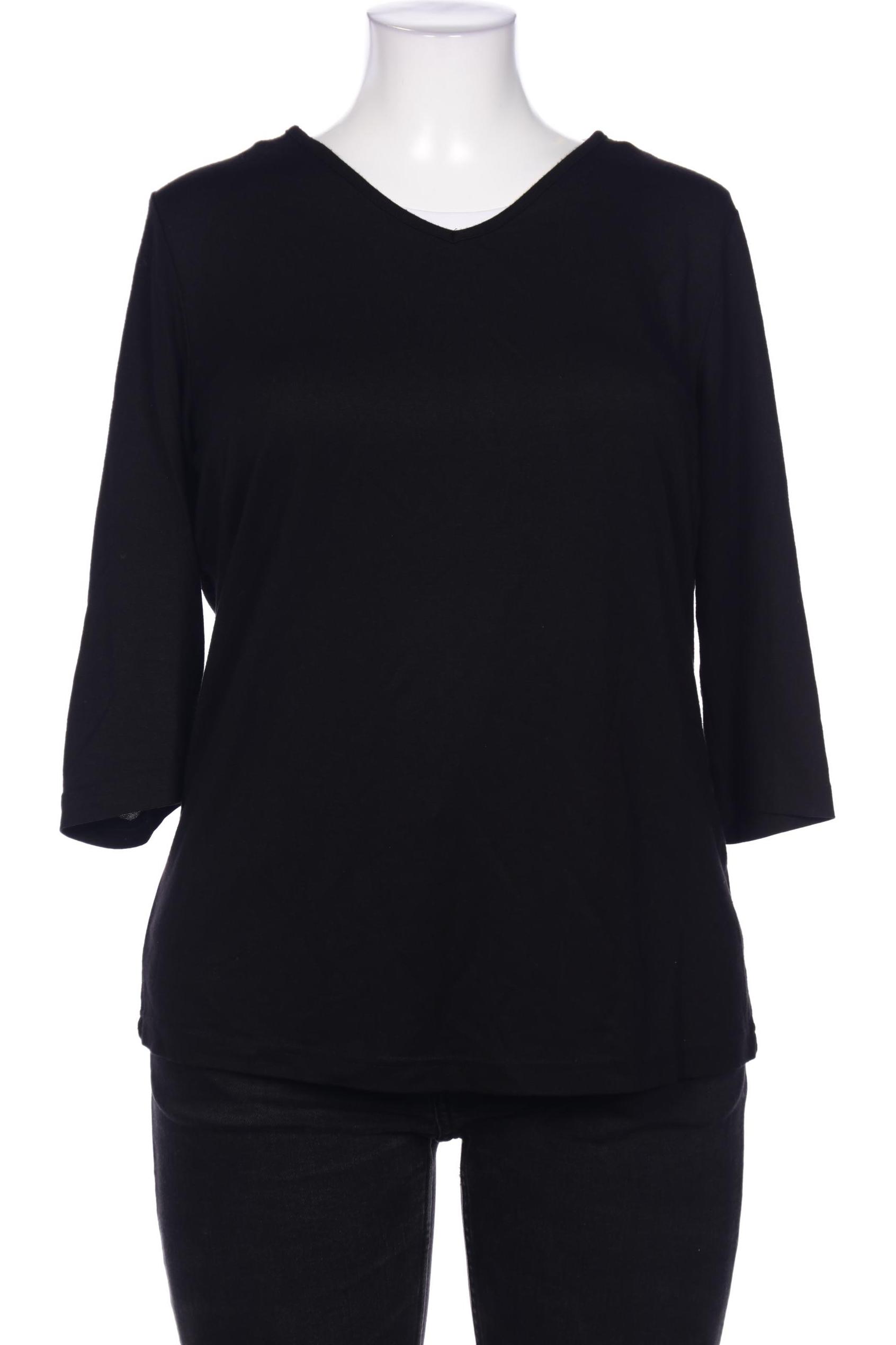 

Ulla Popken Damen Langarmshirt, schwarz, Gr. 42