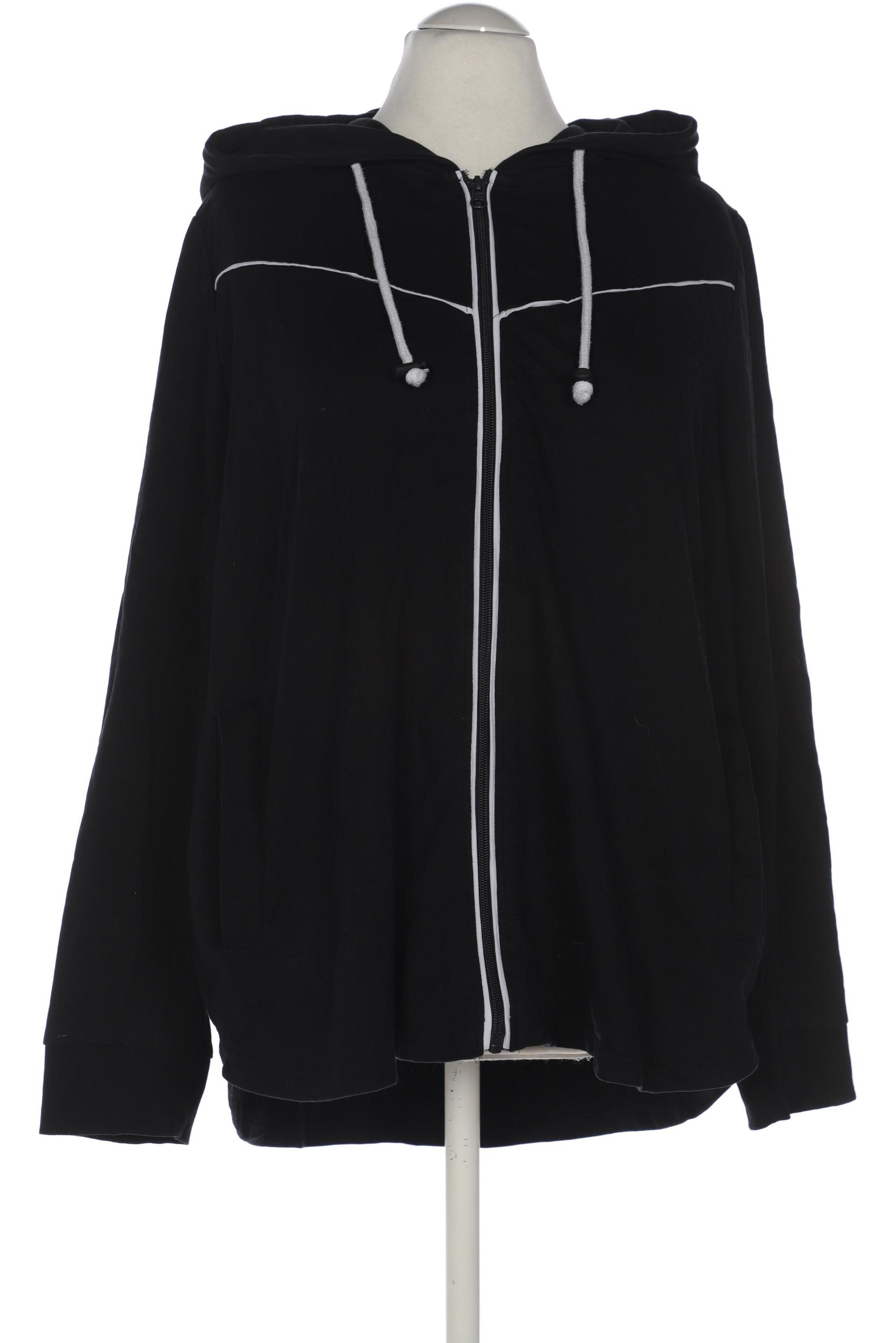 

Ulla Popken Damen Kapuzenpullover, schwarz, Gr. 52