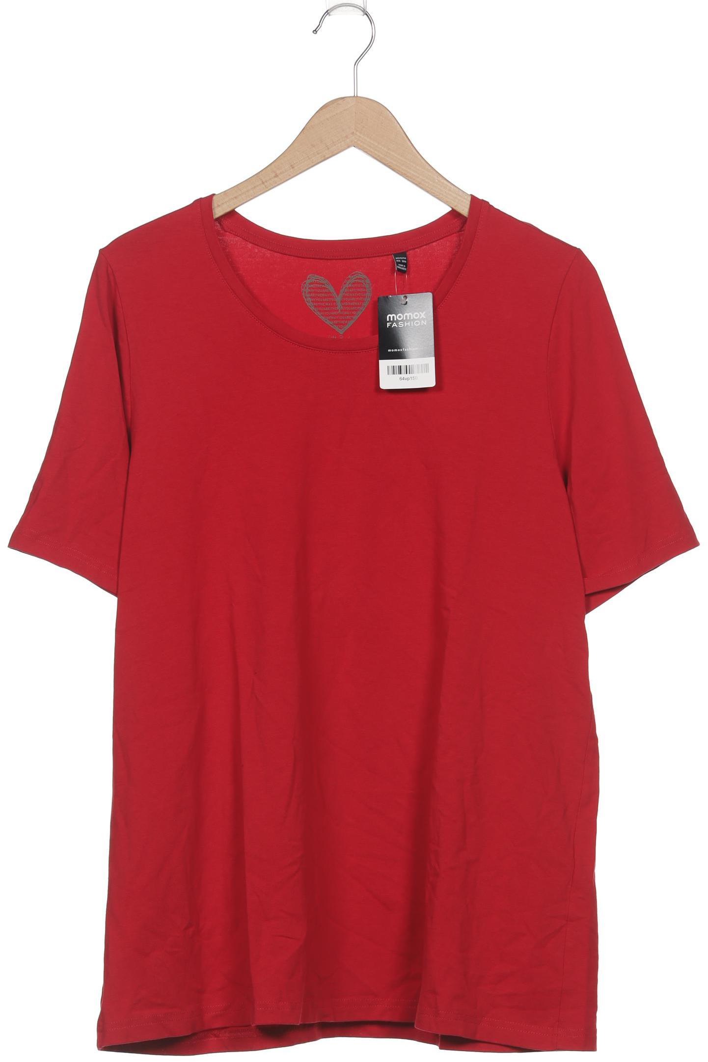 

Ulla Popken Damen T-Shirt, rot, Gr. 42