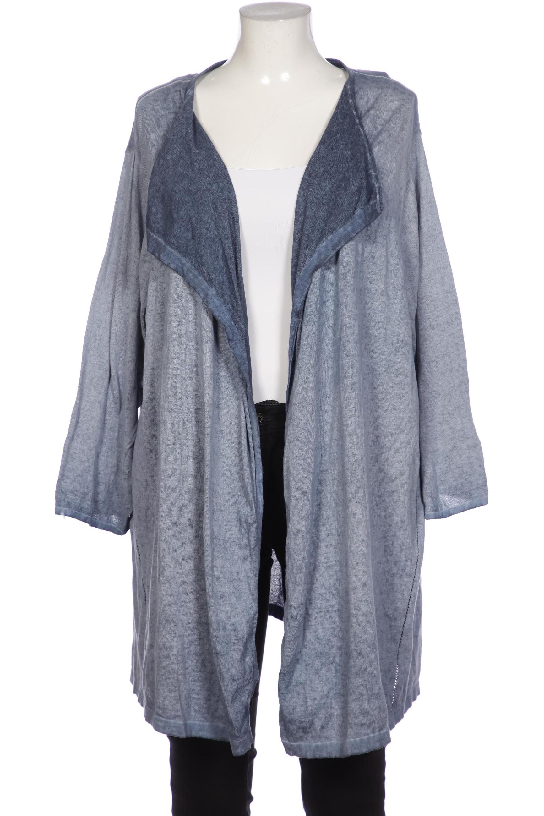 

Ulla Popken Damen Strickjacke, blau, Gr. 52