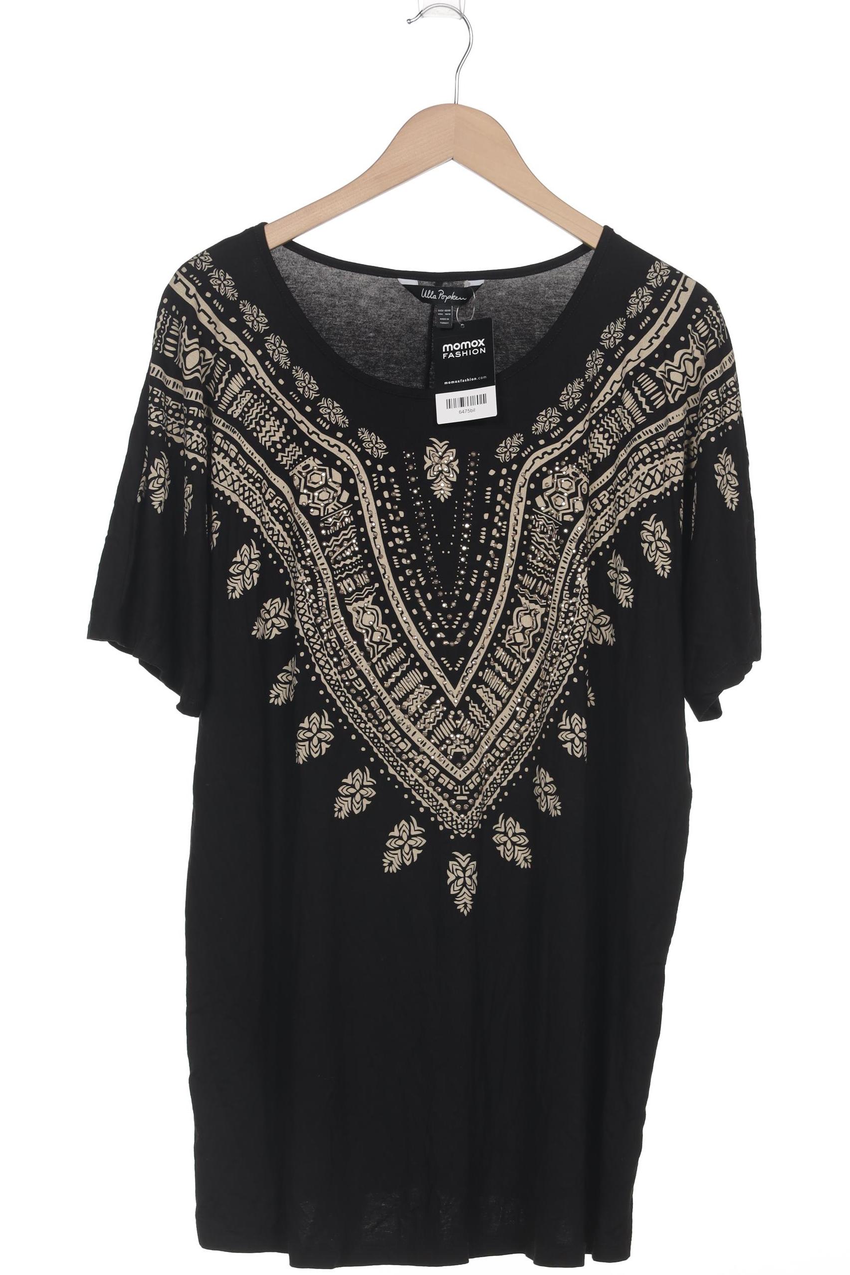 

Ulla Popken Damen T-Shirt, schwarz, Gr. 46