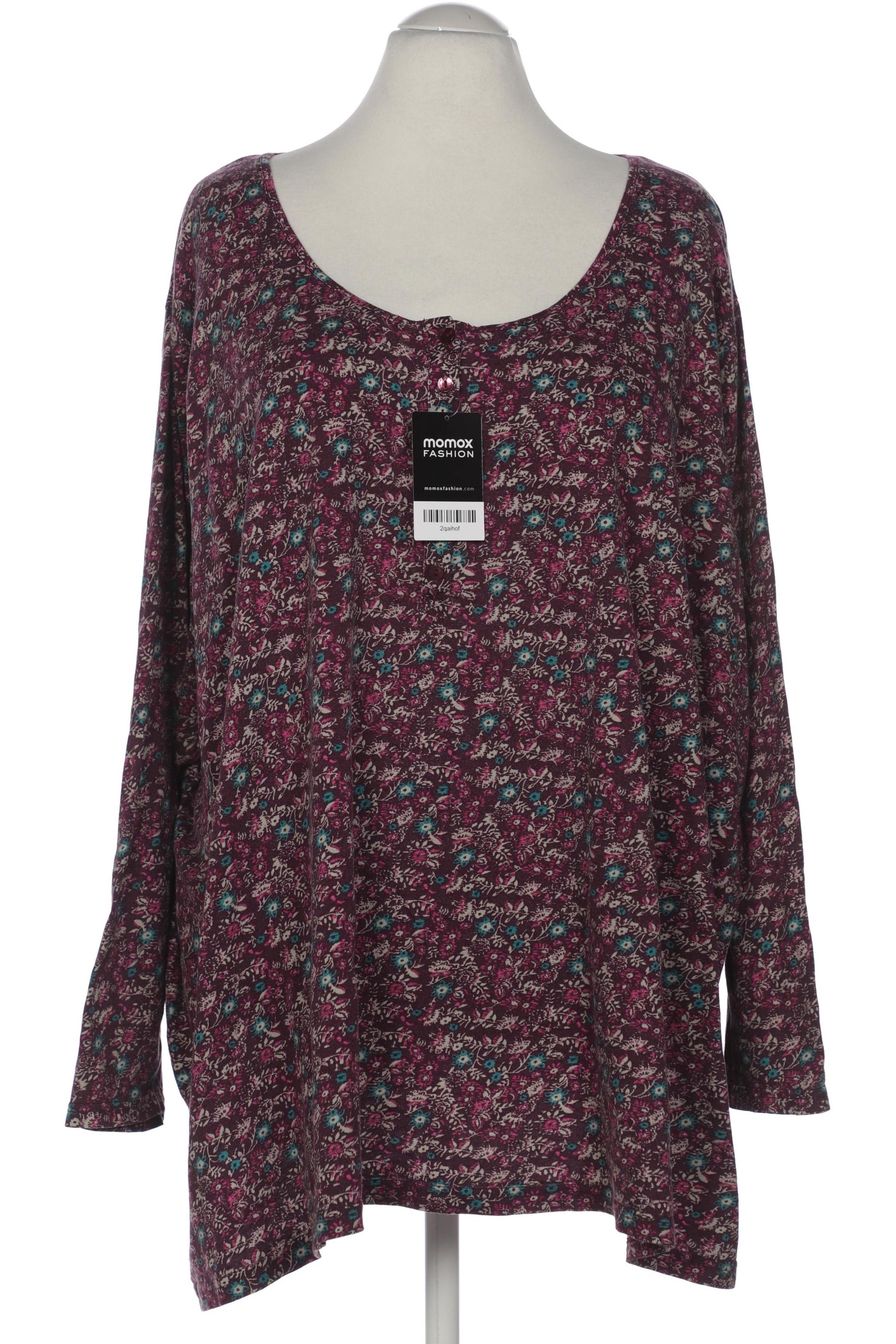 

Ulla Popken Damen Langarmshirt, bordeaux, Gr. 62