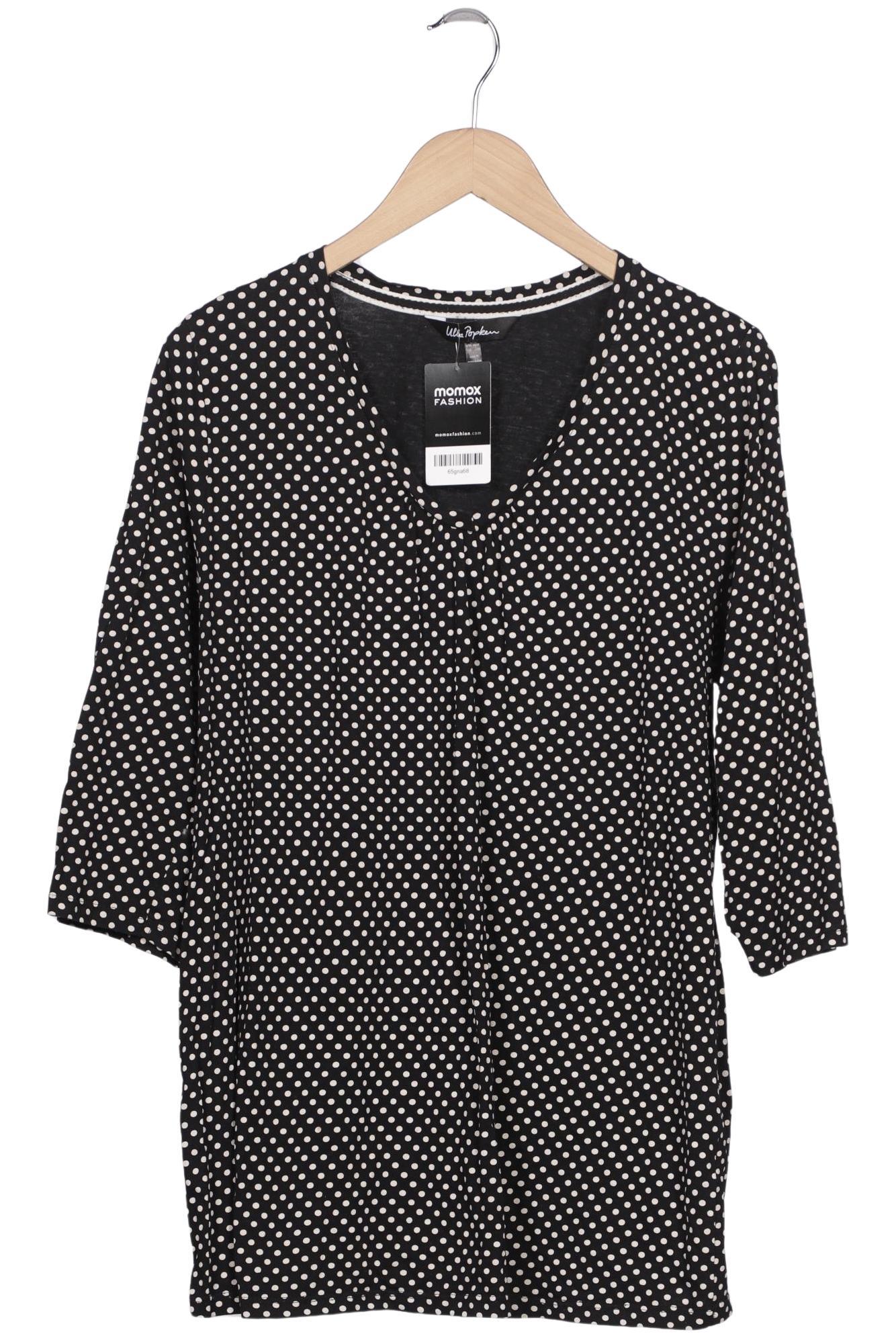 

Ulla Popken Damen Langarmshirt, schwarz, Gr. 46