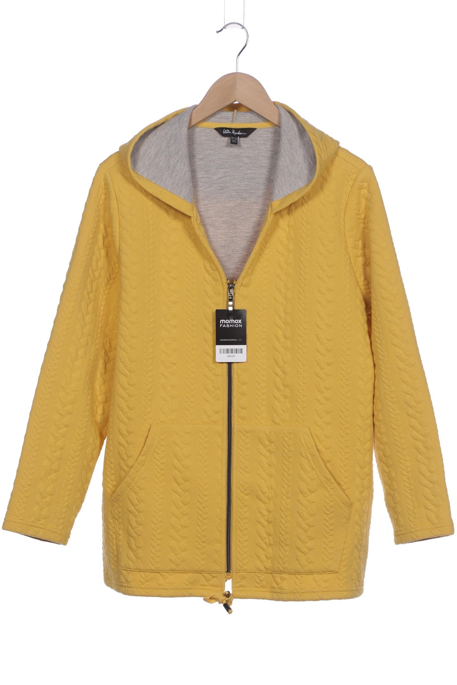 

Ulla Popken Damen Kapuzenpullover, gelb, Gr. 46