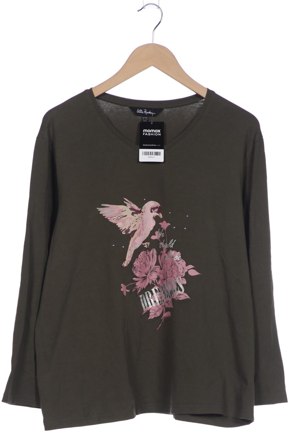 

Ulla Popken Damen Langarmshirt, grün, Gr. 42