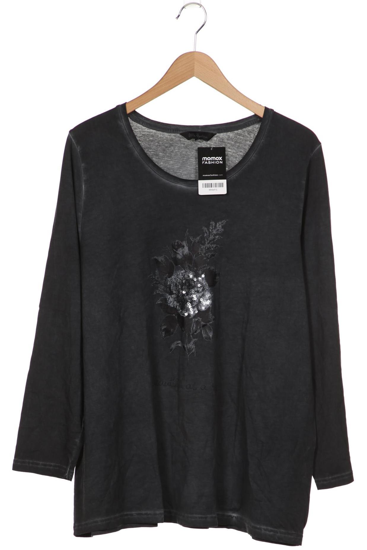 

Ulla Popken Damen Langarmshirt, grau