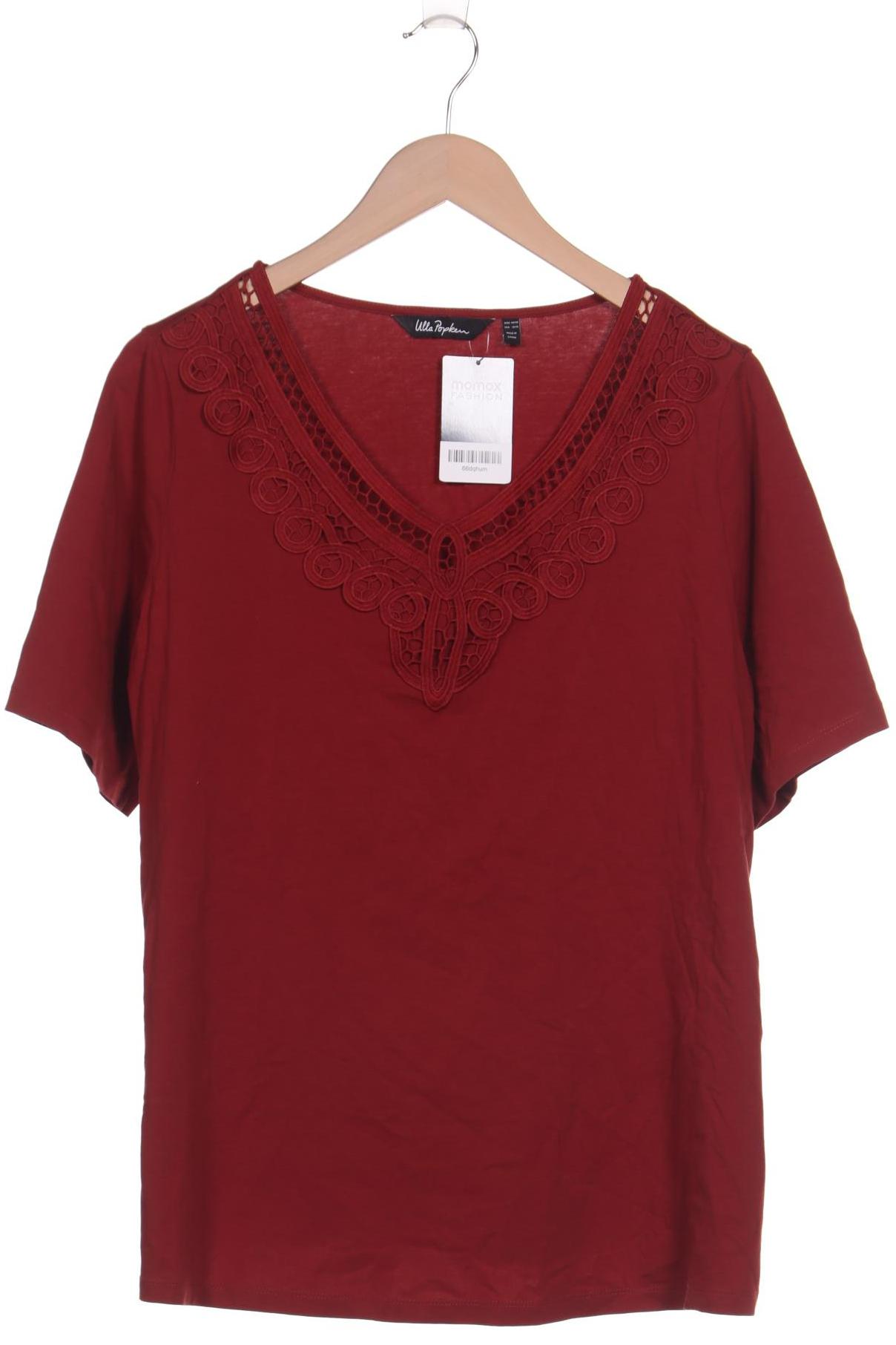 

Ulla Popken Damen T-Shirt, bordeaux, Gr. 46