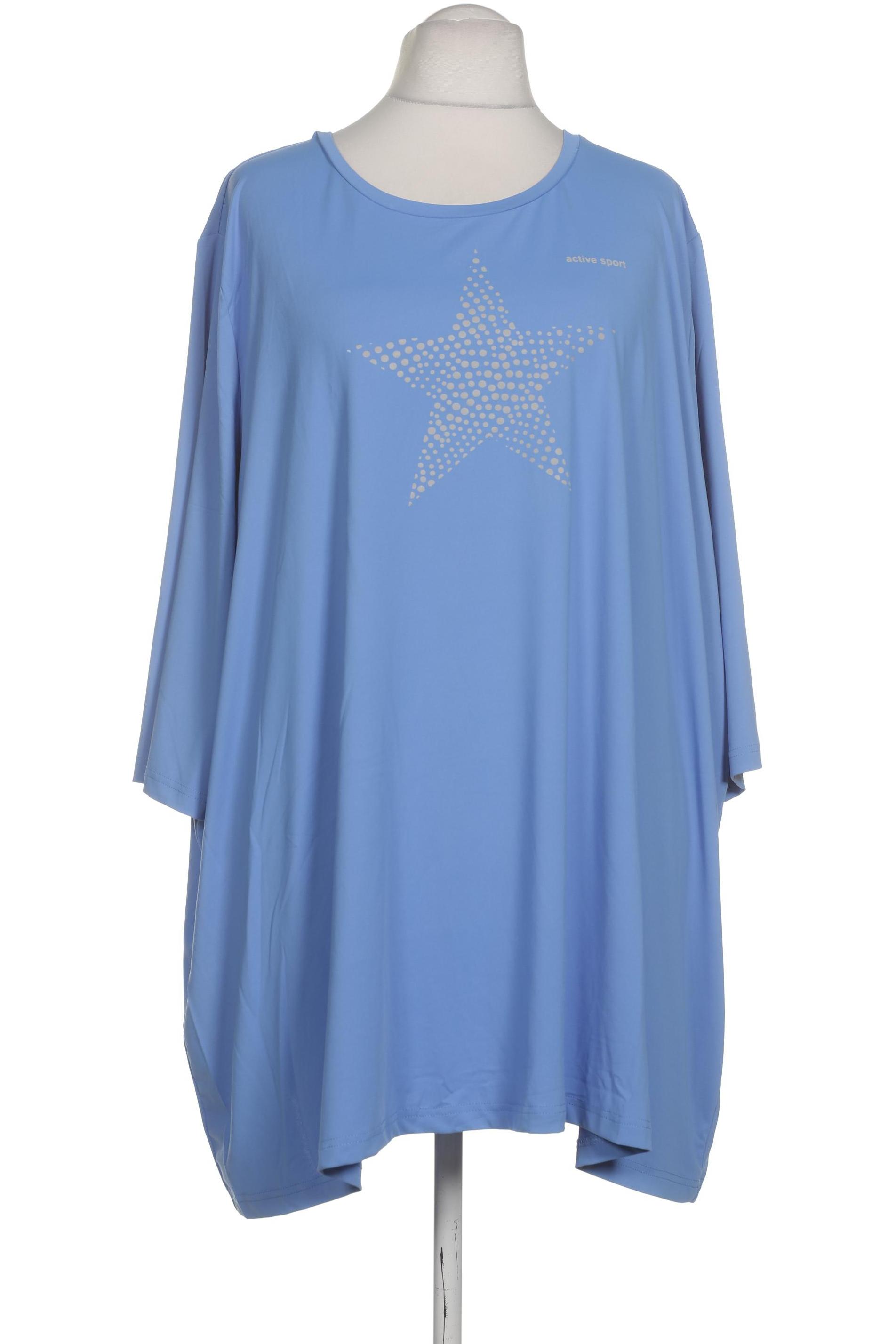 

Ulla Popken Damen T-Shirt, blau, Gr. 66