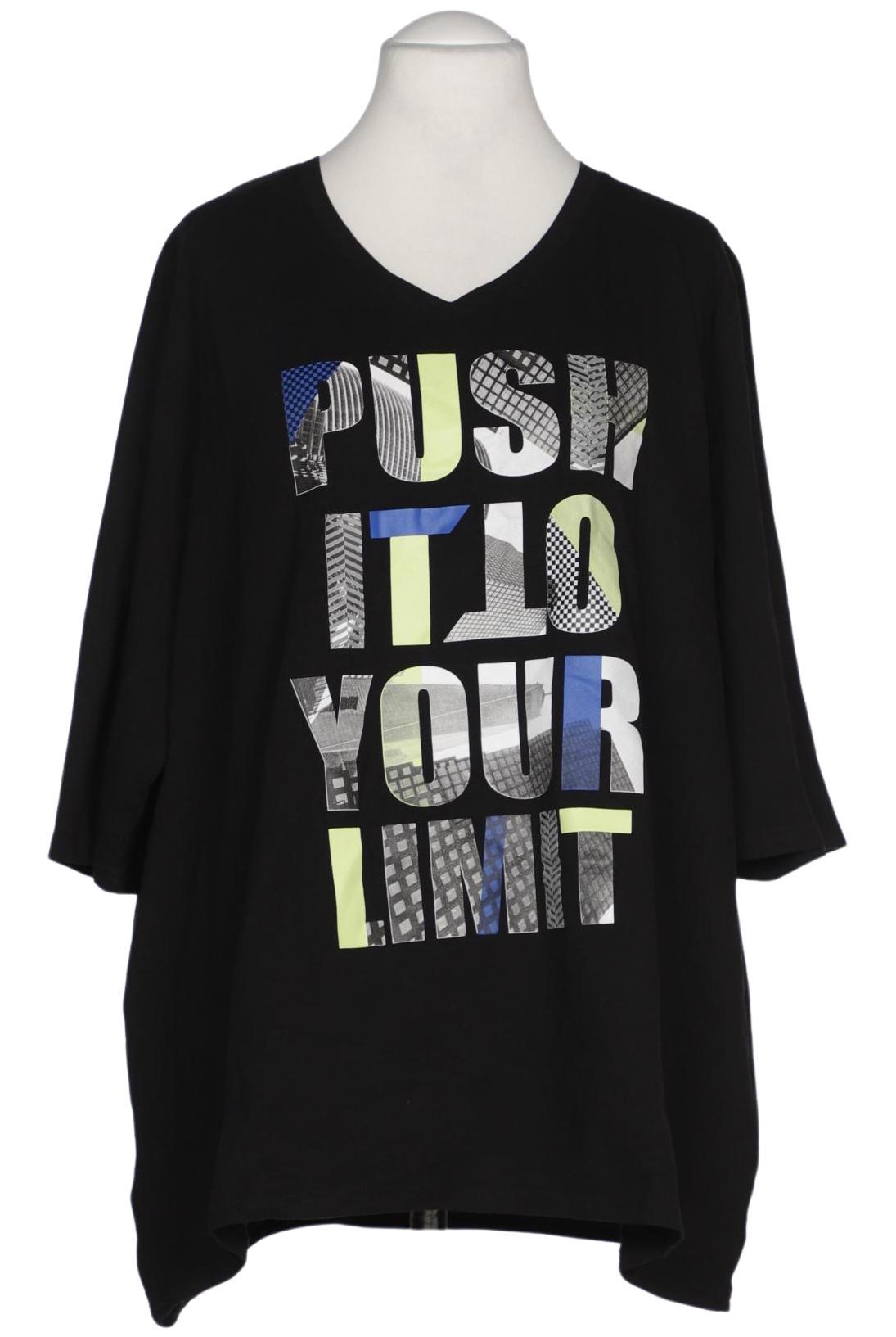 

Ulla Popken Damen T-Shirt, schwarz, Gr. 54