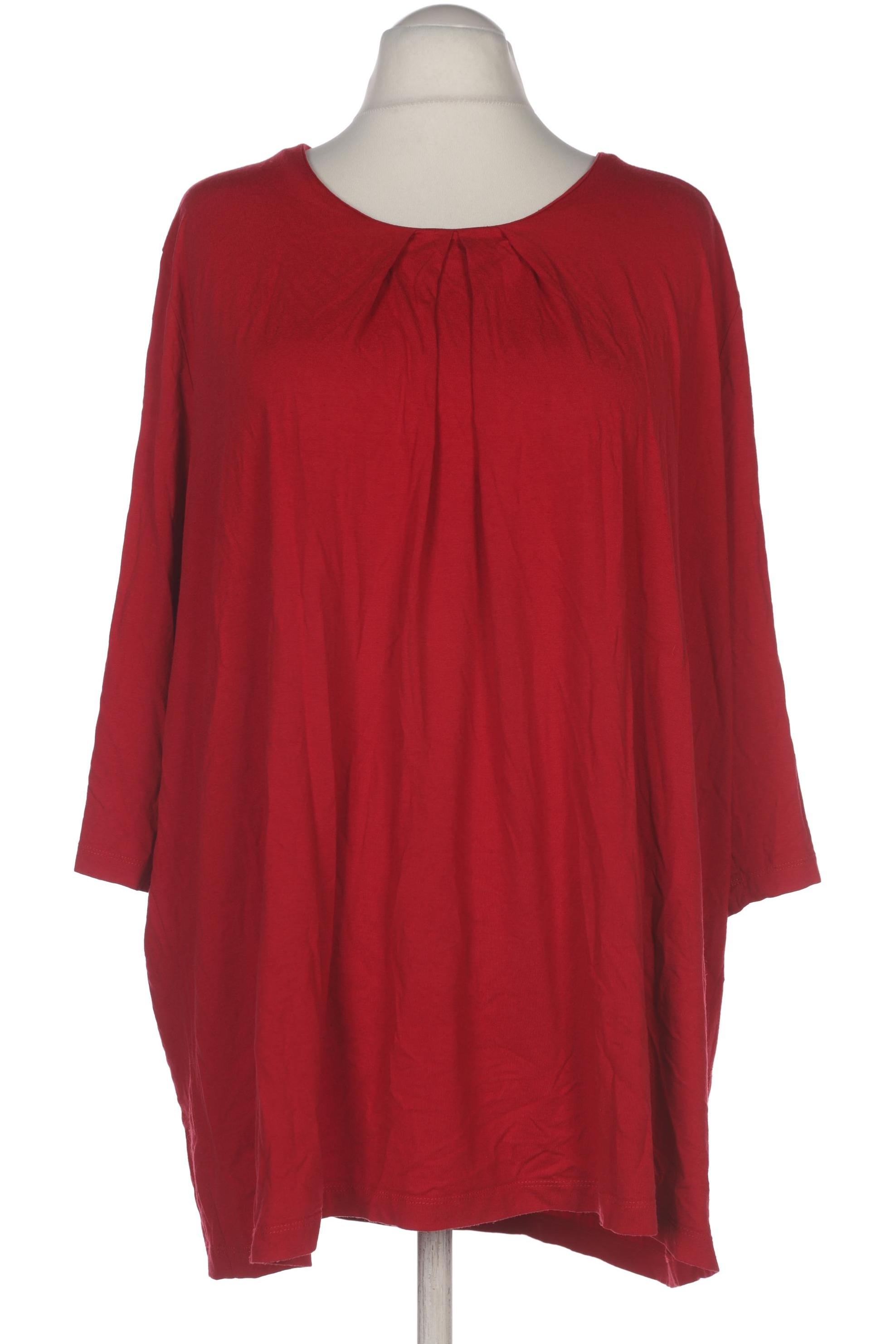 

Ulla Popken Damen Langarmshirt, rot, Gr. 54