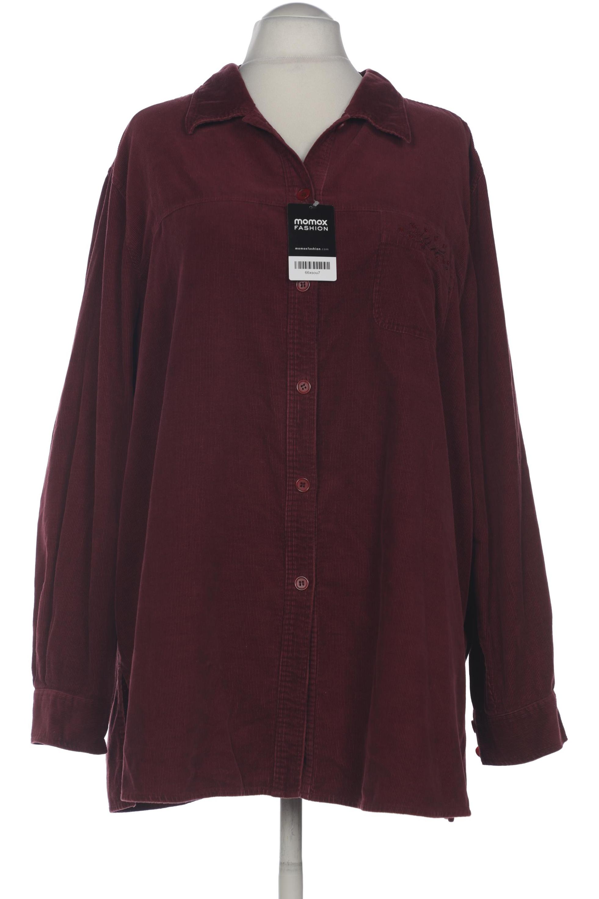 

Ulla Popken Damen Bluse, bordeaux, Gr. 54