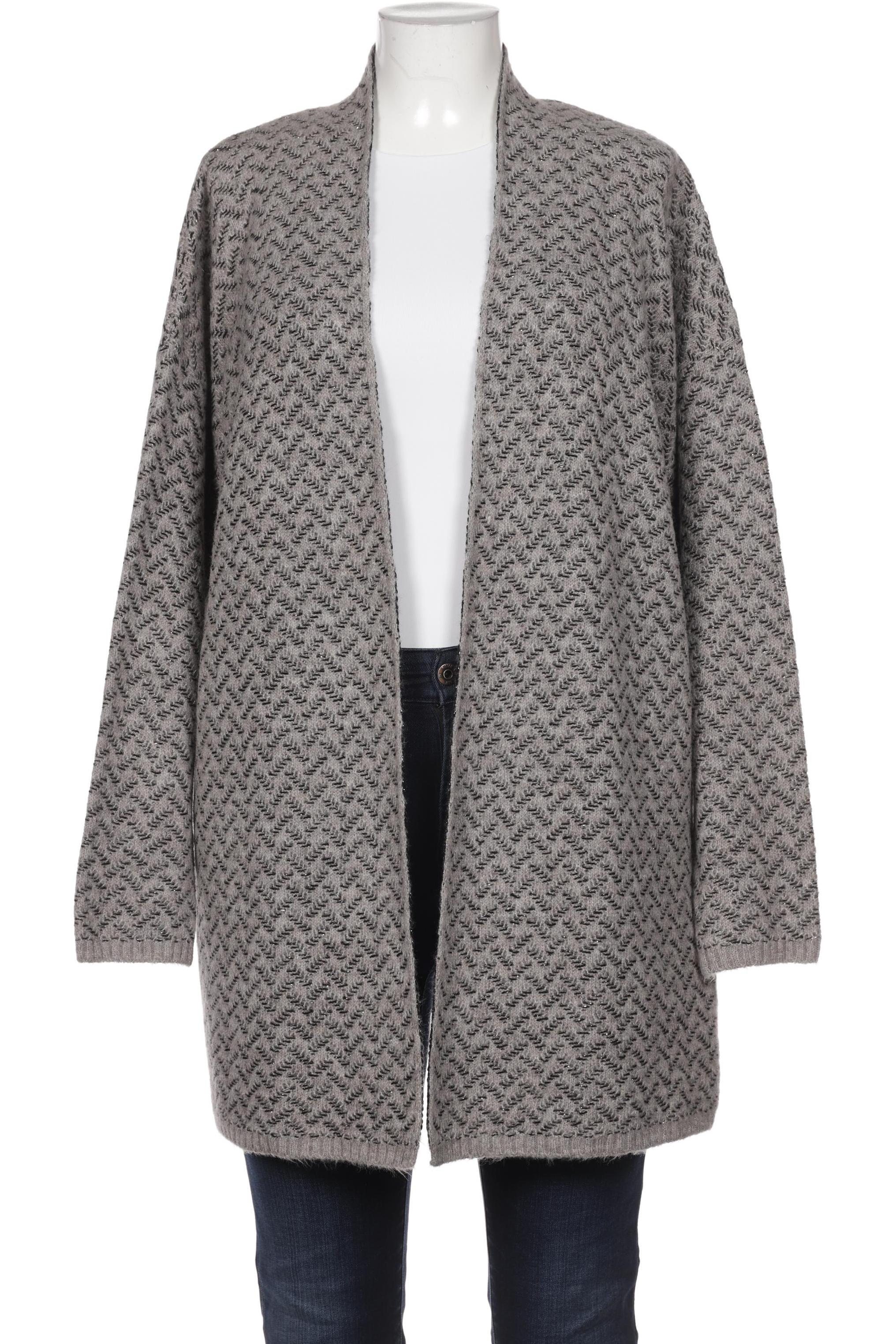 

Ulla Popken Damen Strickjacke, grau, Gr. 42