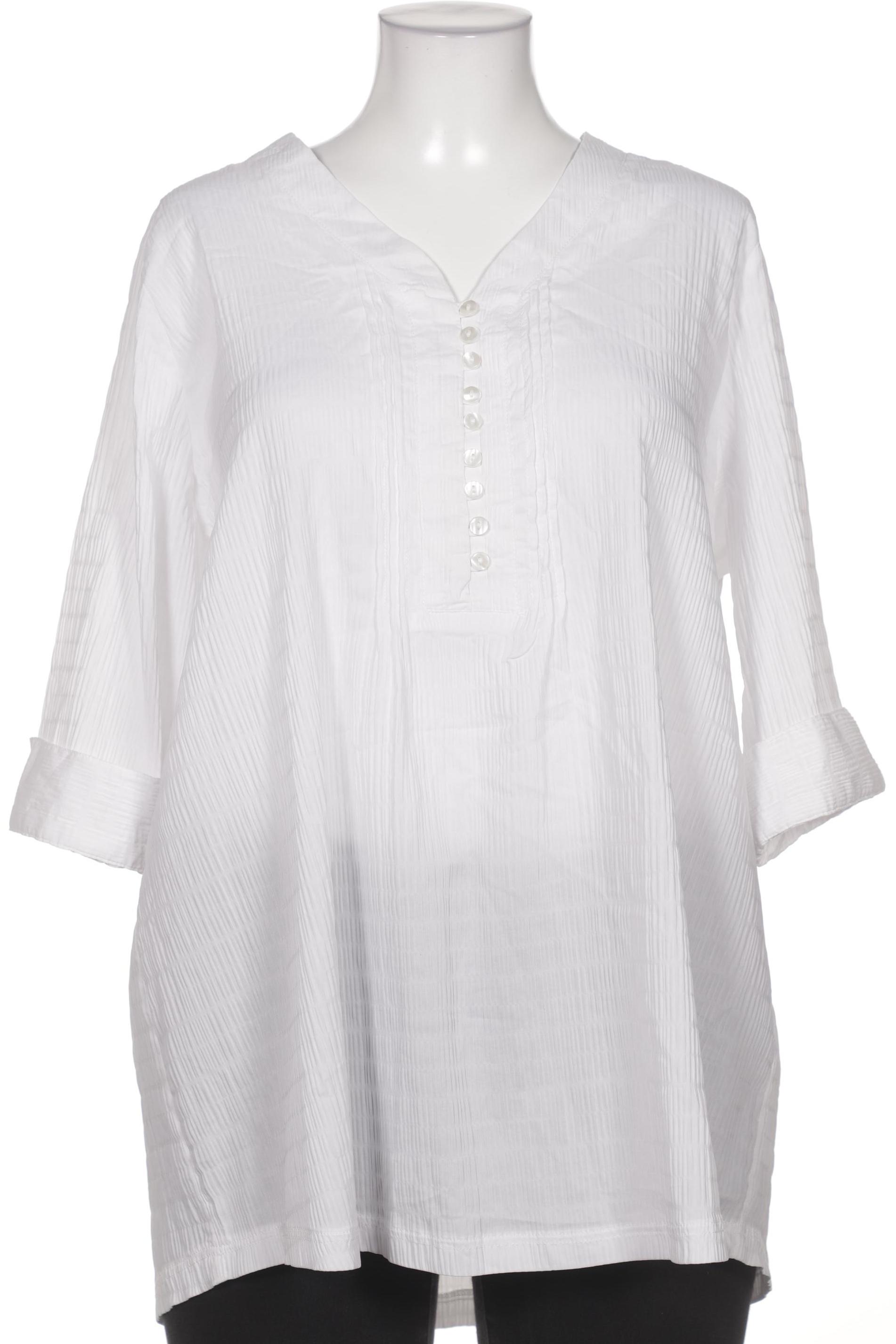 

Ulla Popken Damen Bluse, weiß, Gr. 46