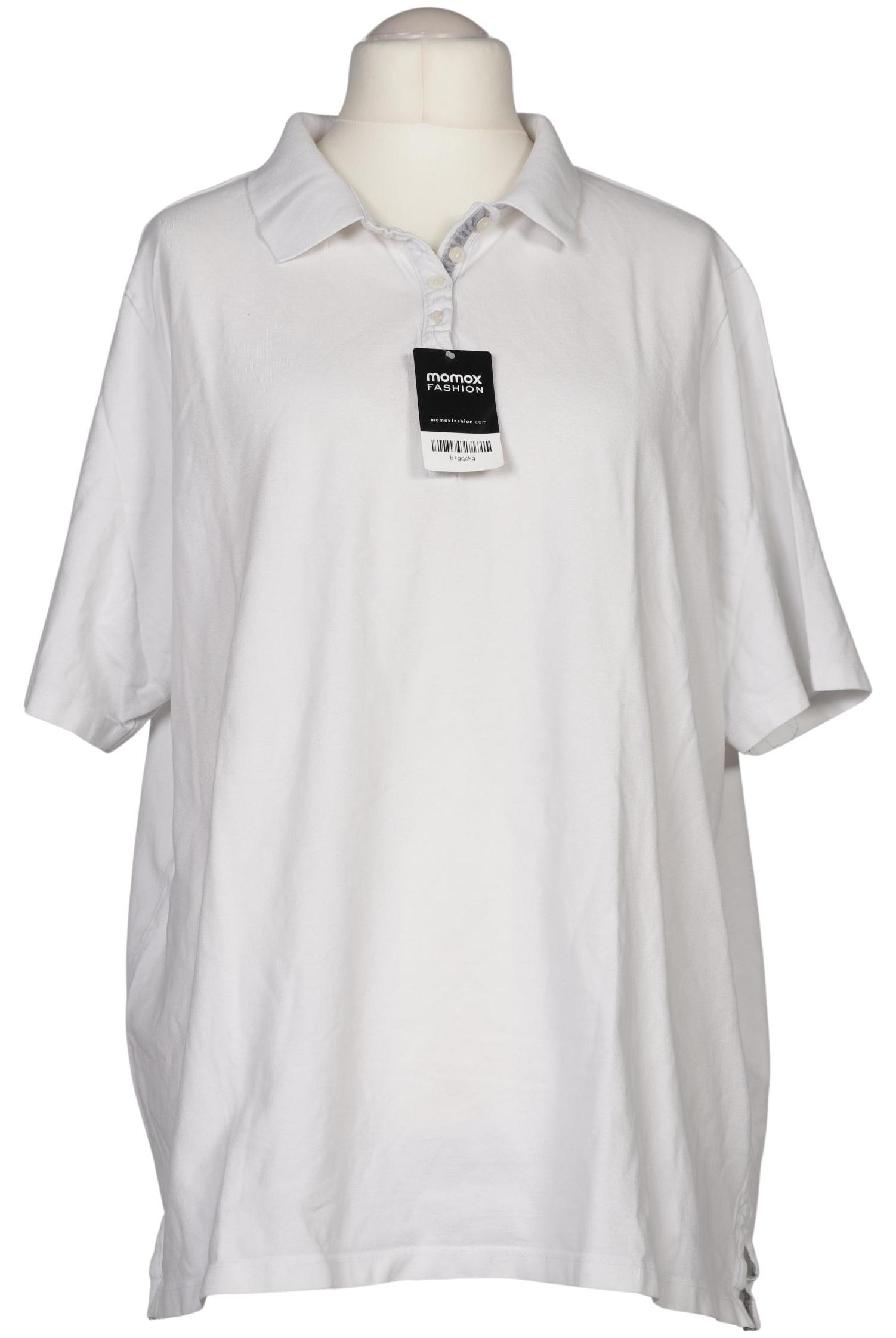

Ulla Popken Damen Poloshirt, weiß, Gr. 52
