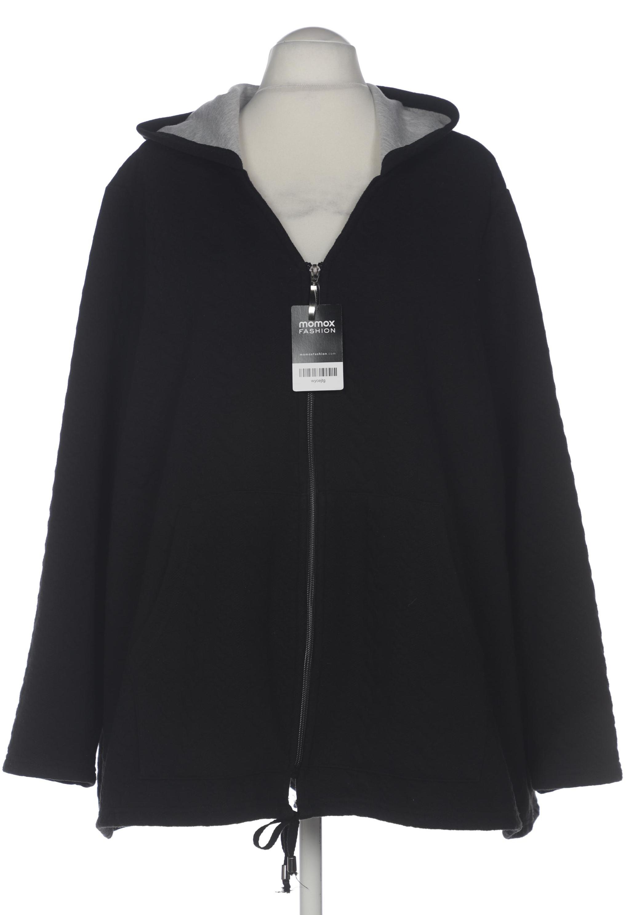 

Ulla Popken Damen Kapuzenpullover, schwarz, Gr. 58