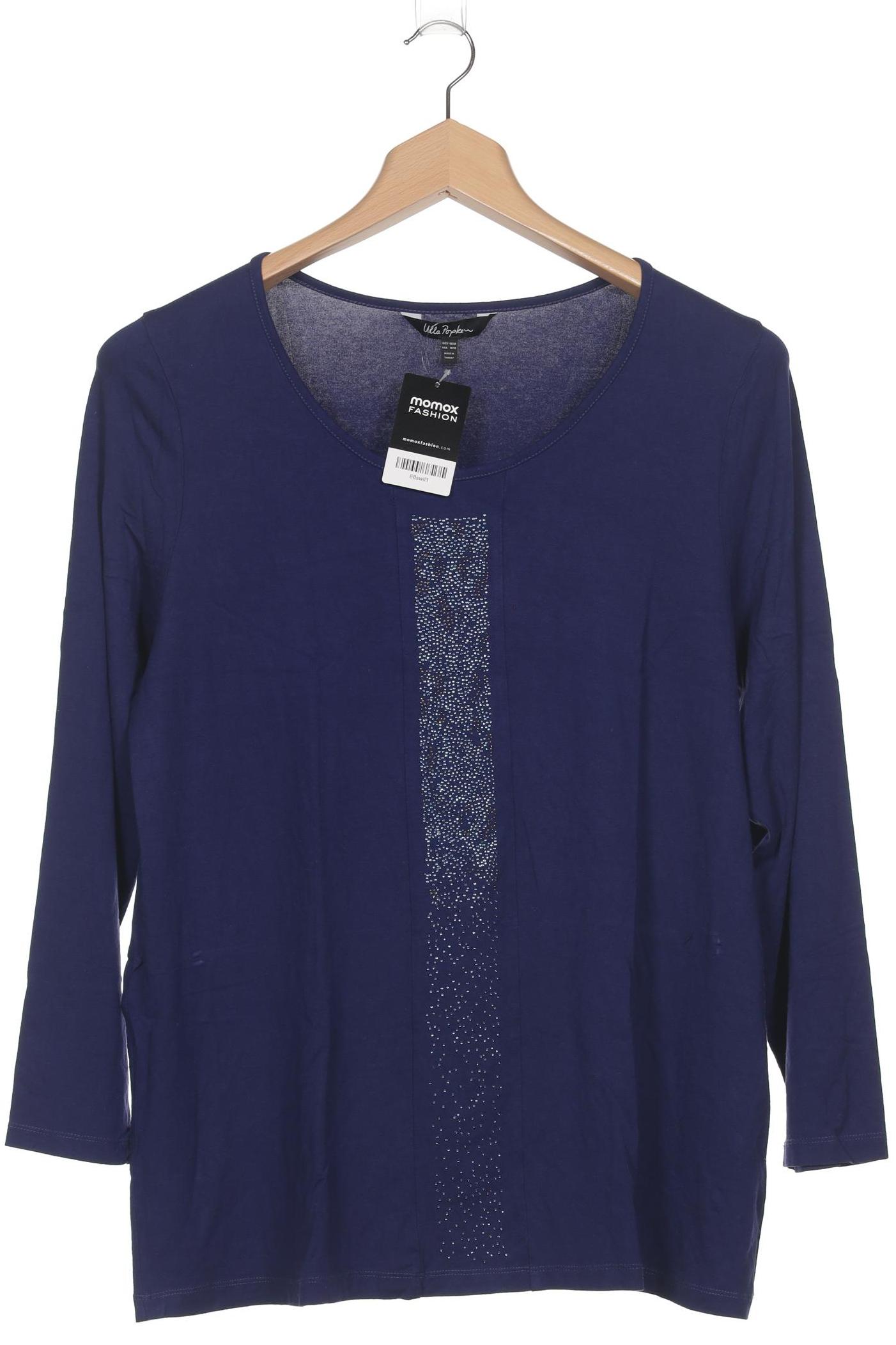 

Ulla Popken Damen Langarmshirt, blau, Gr. 46
