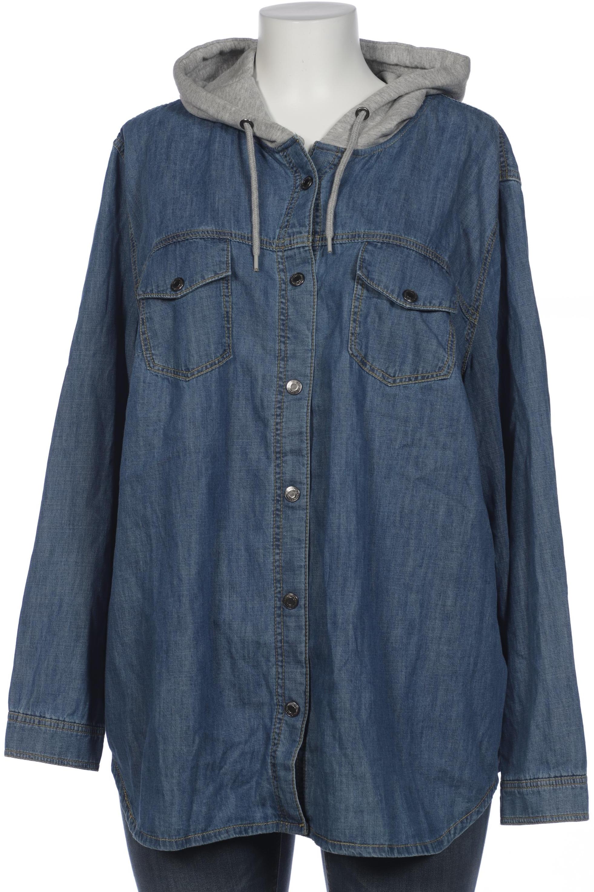 

Ulla Popken Damen Bluse, blau, Gr. 50