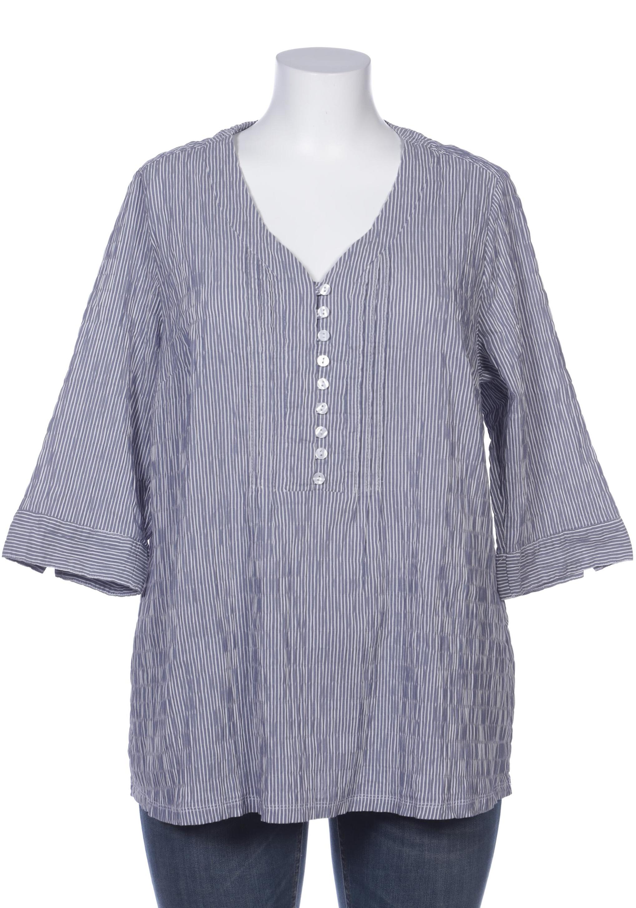 

Ulla Popken Damen Bluse, blau, Gr. 46